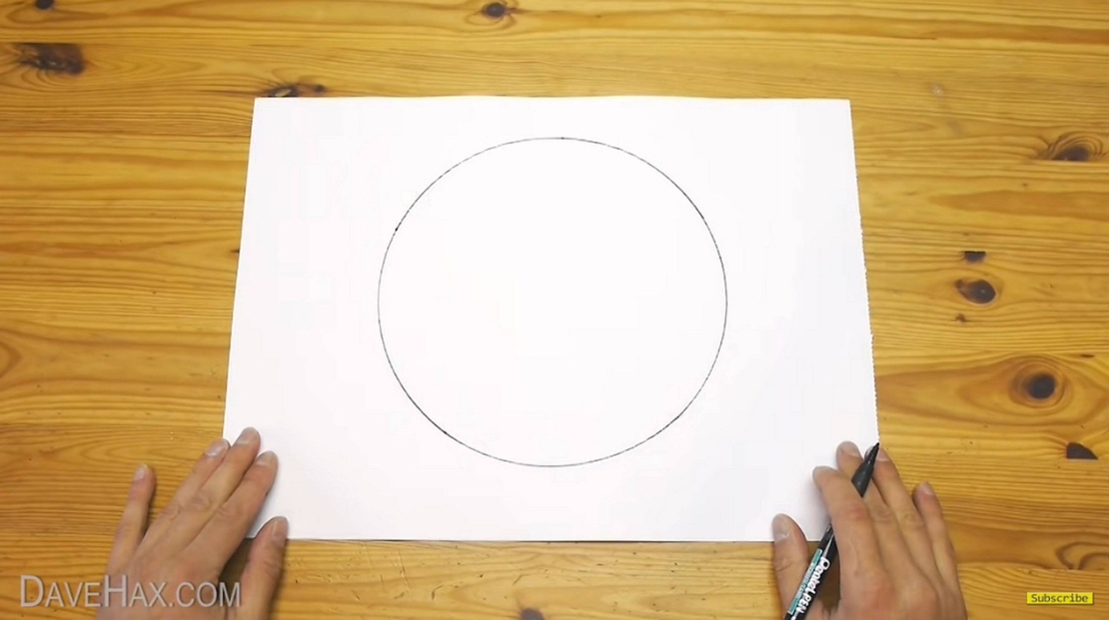 Cómo dibujar un círculo perfecto sin compás | Computer Hoy