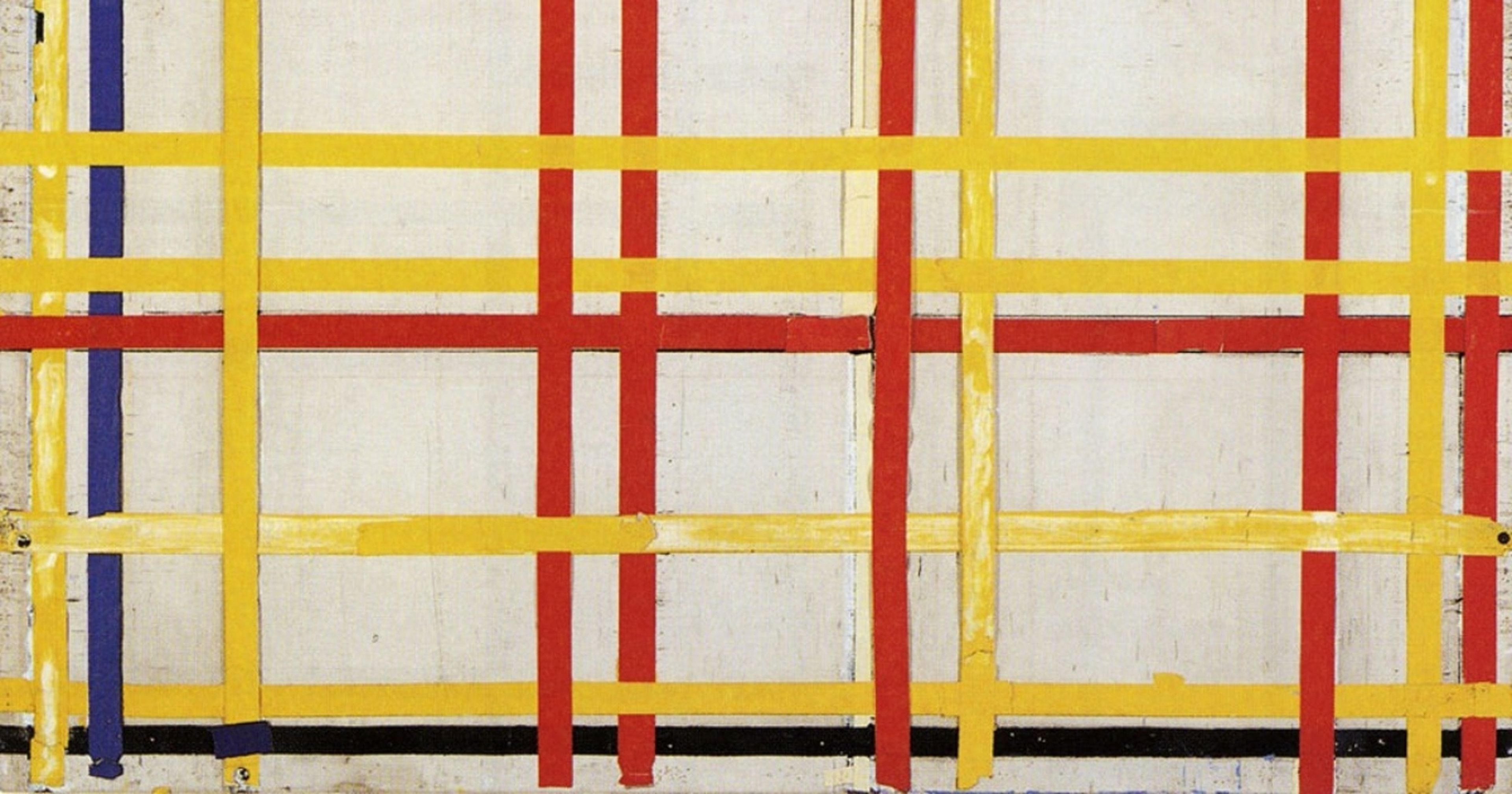 Descubre que un famoso cuadro de Mondrian ha estado colgado al revés durante 75 años