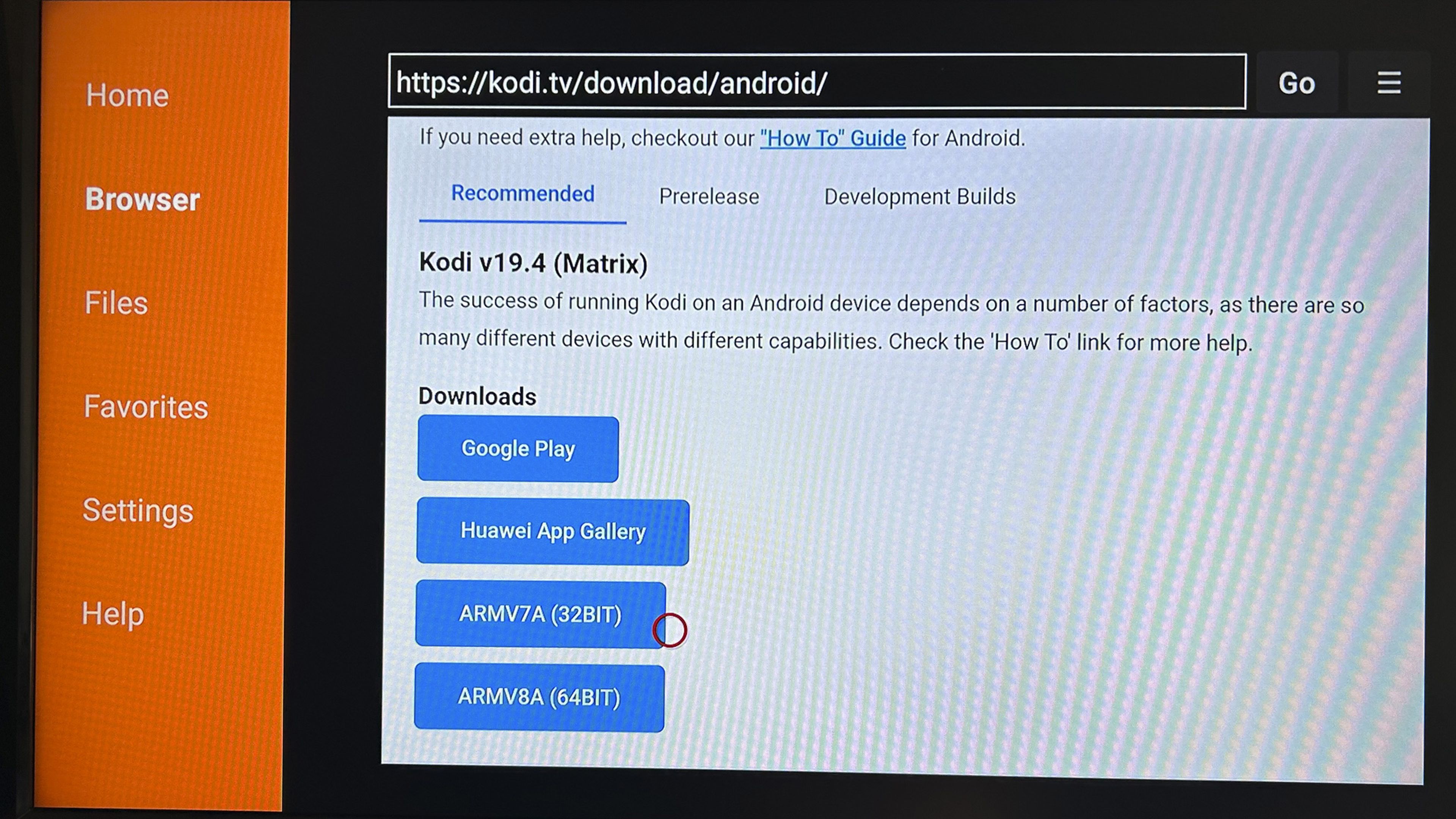 Downloader de Fire TV