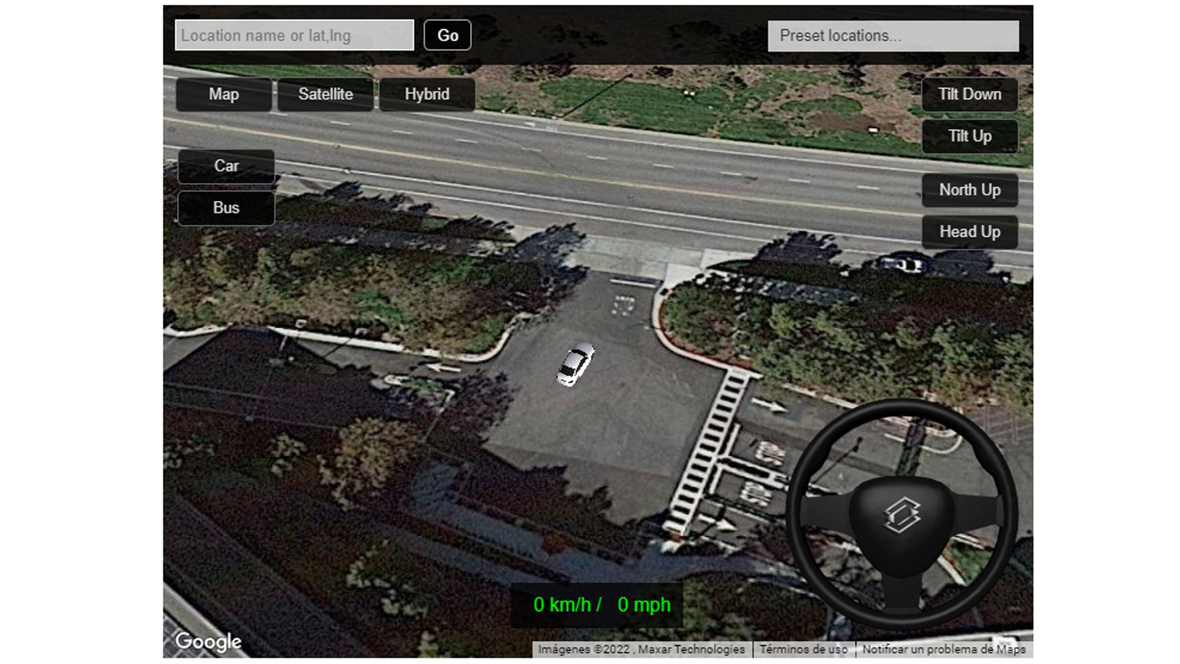 Simulador de conducción de Google Maps, así puede recorrer el
