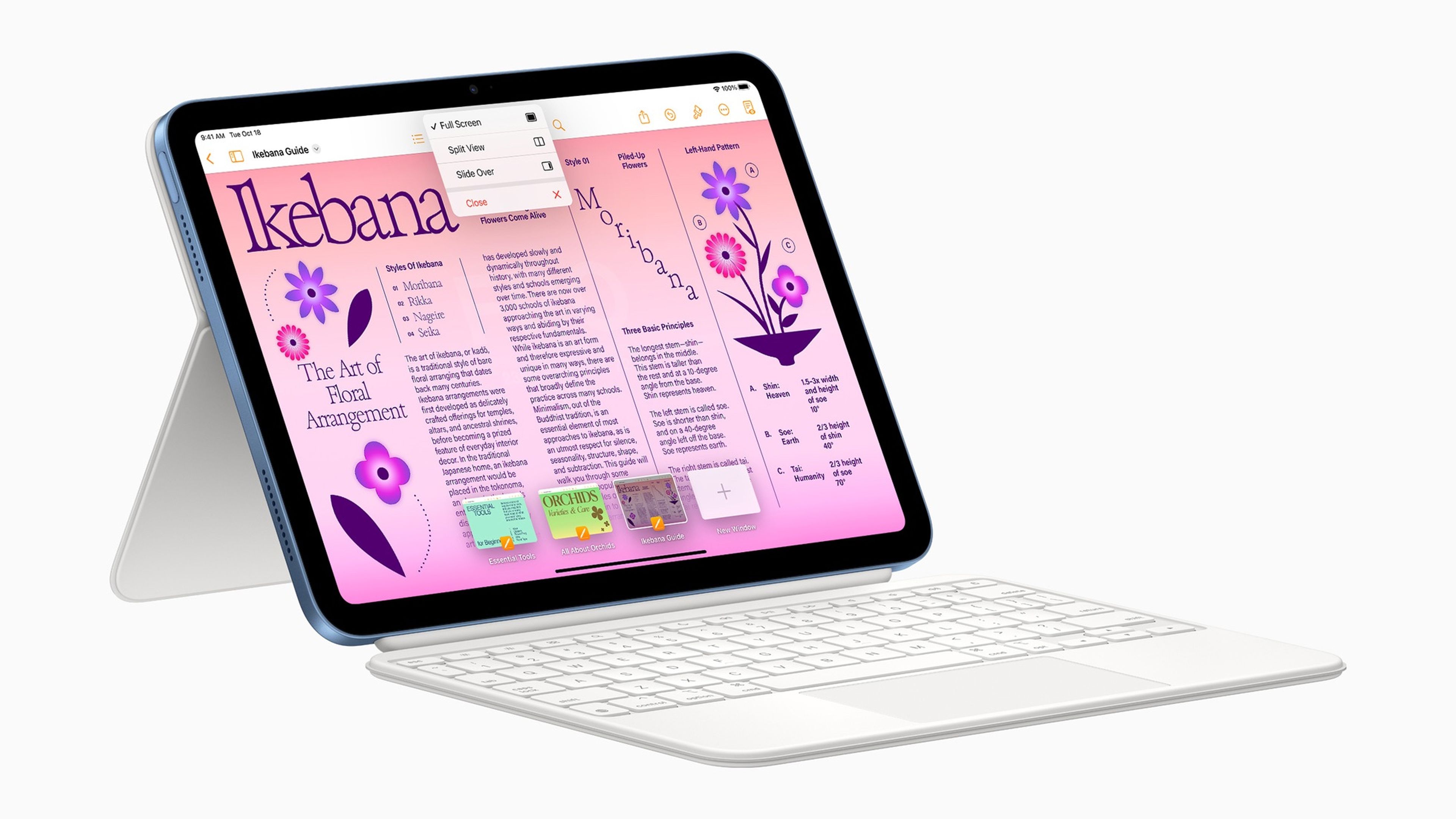 iPad de 10,9 pulgadas y teclado Magic Keyboard Folio