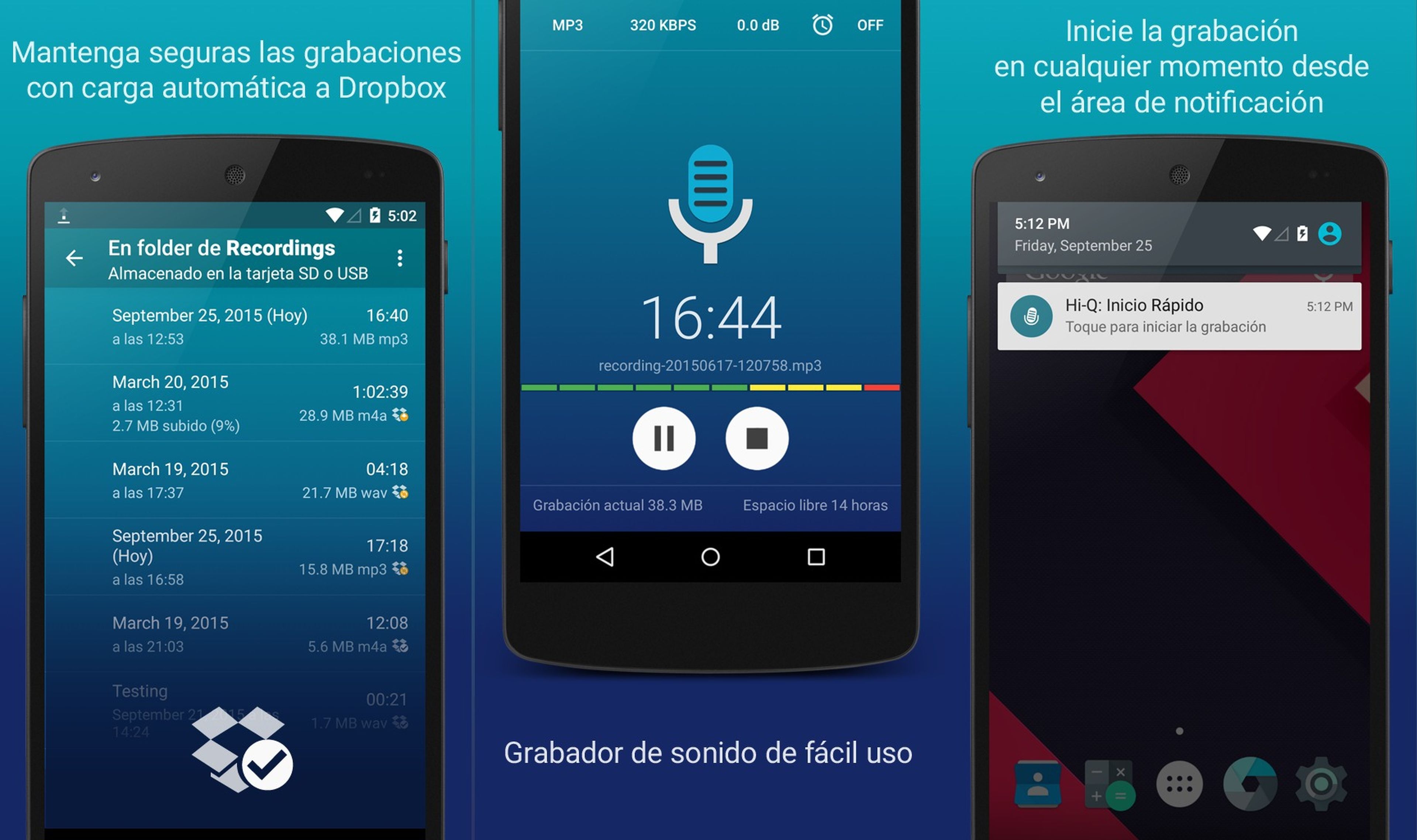 Las mejores aplicaciones con las que realizar grabaciones musicales profesionales en Android