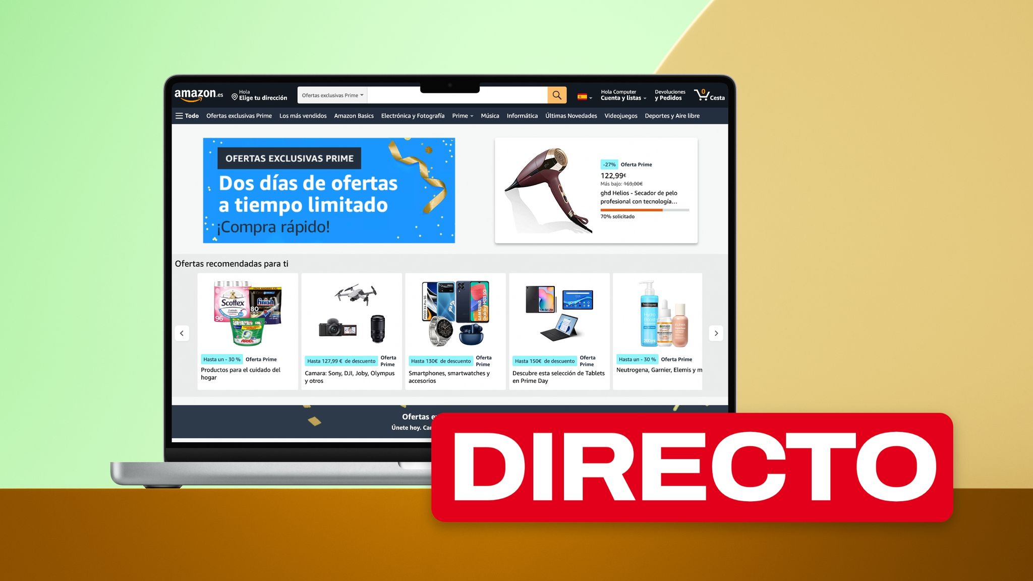 En directo el Amazon Prime Day de octubre sigue las mejores ofertas