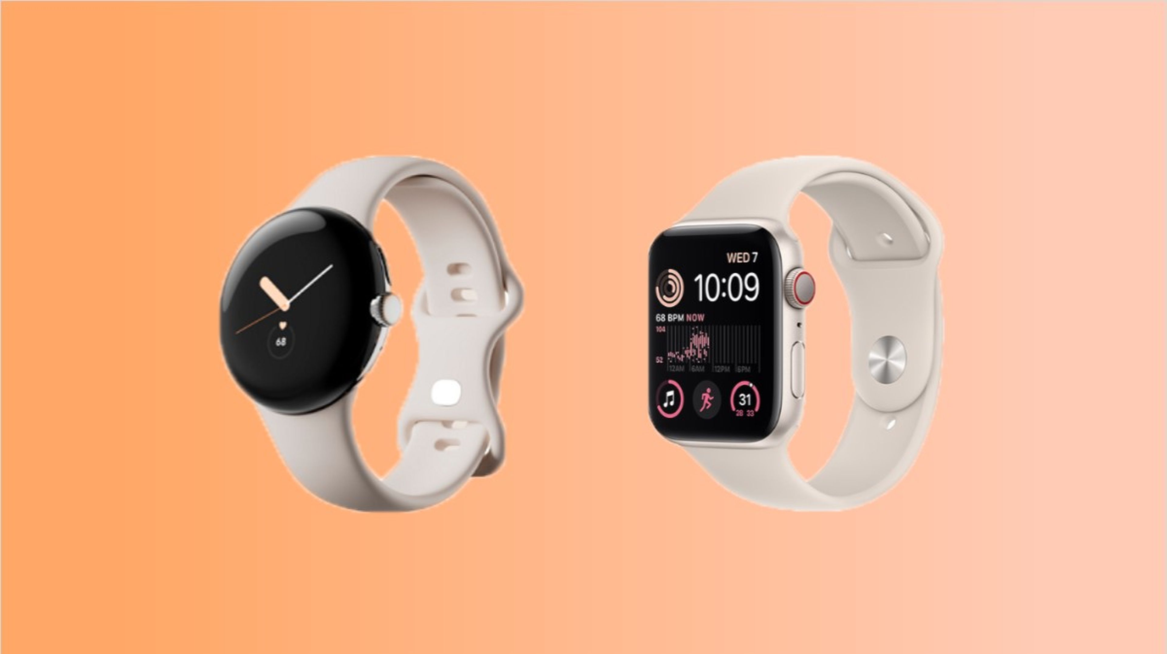Pixel Watch vs Apple Watch, el tamaño importa