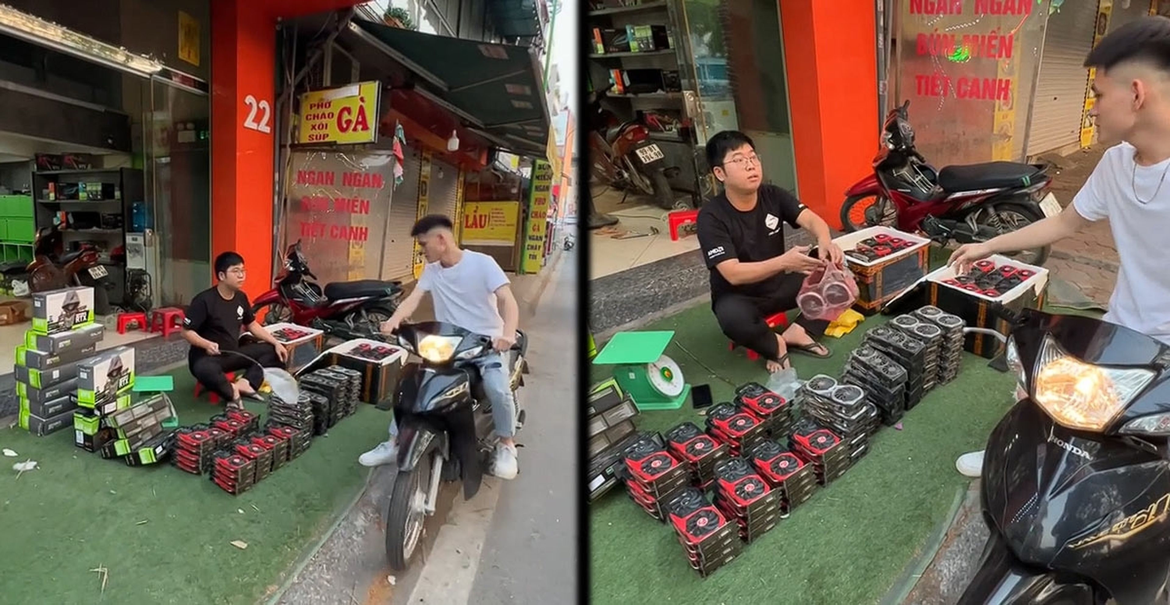 En Vietnam ya venden tarjetas gráficas al peso en puestos callejeros