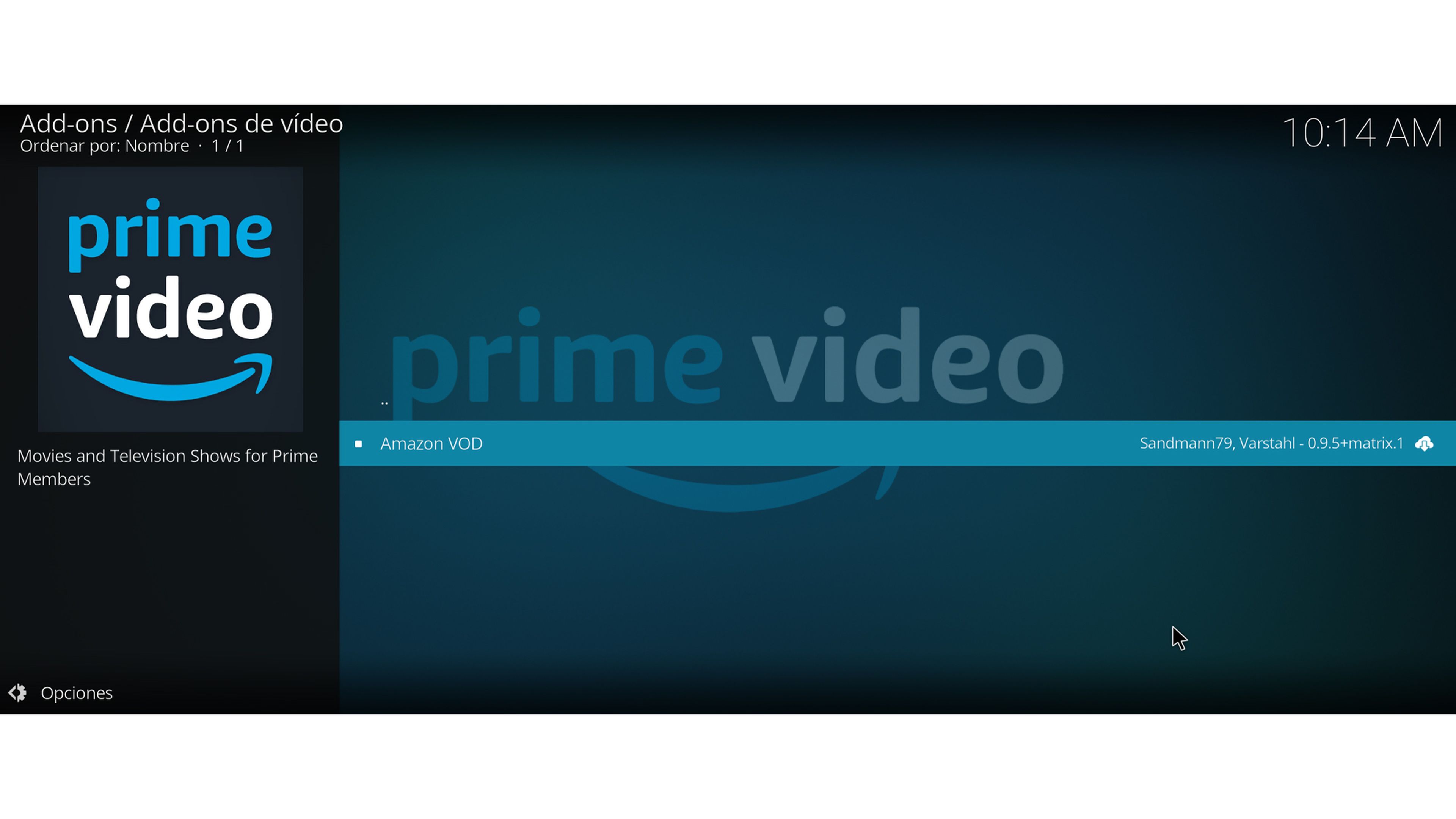 Amazon Prime Video Kodi