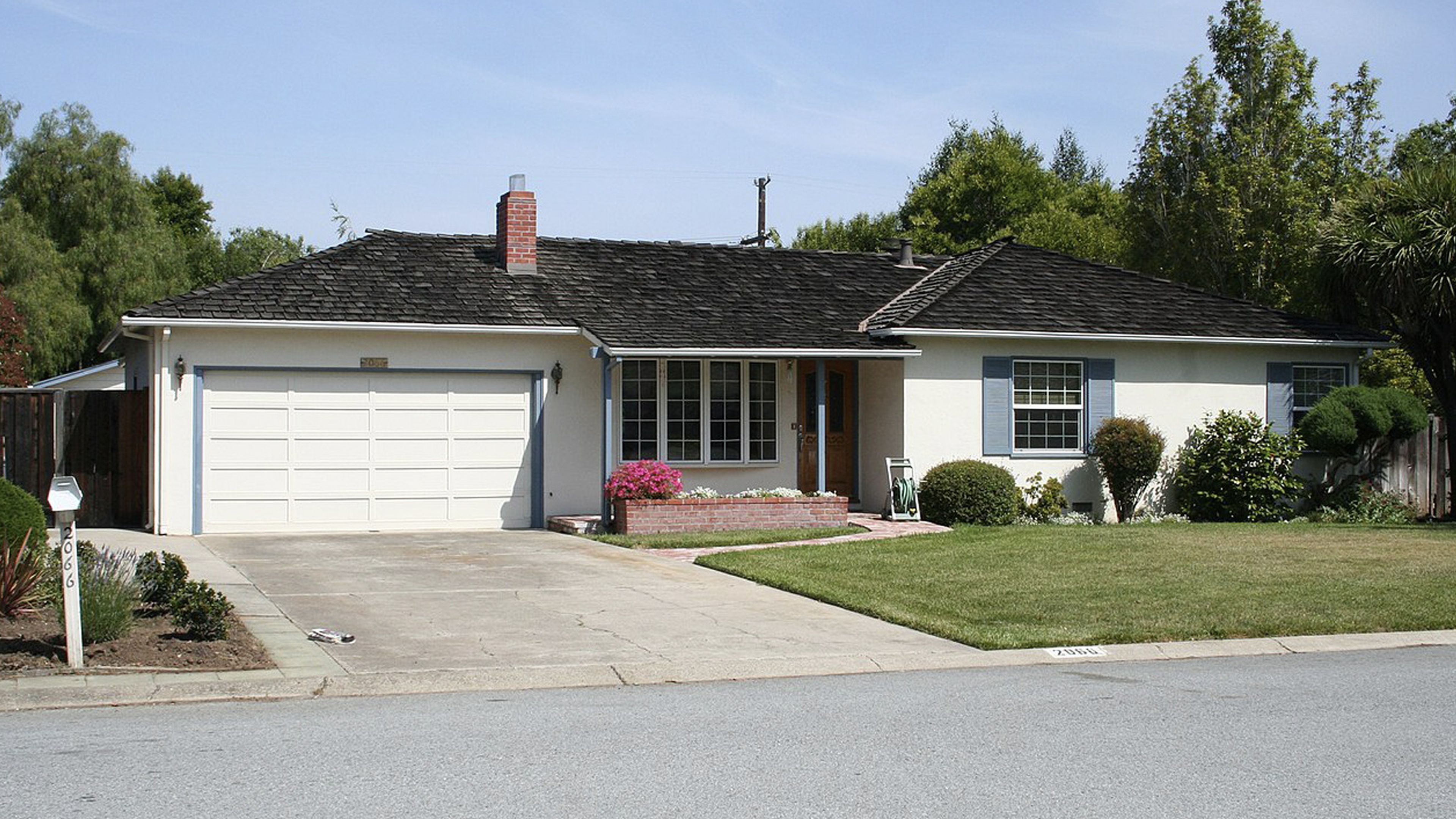 Casa de Paul Jobs y Clara Hagopian en Palo Alto, hogar del joven Steve Jobs