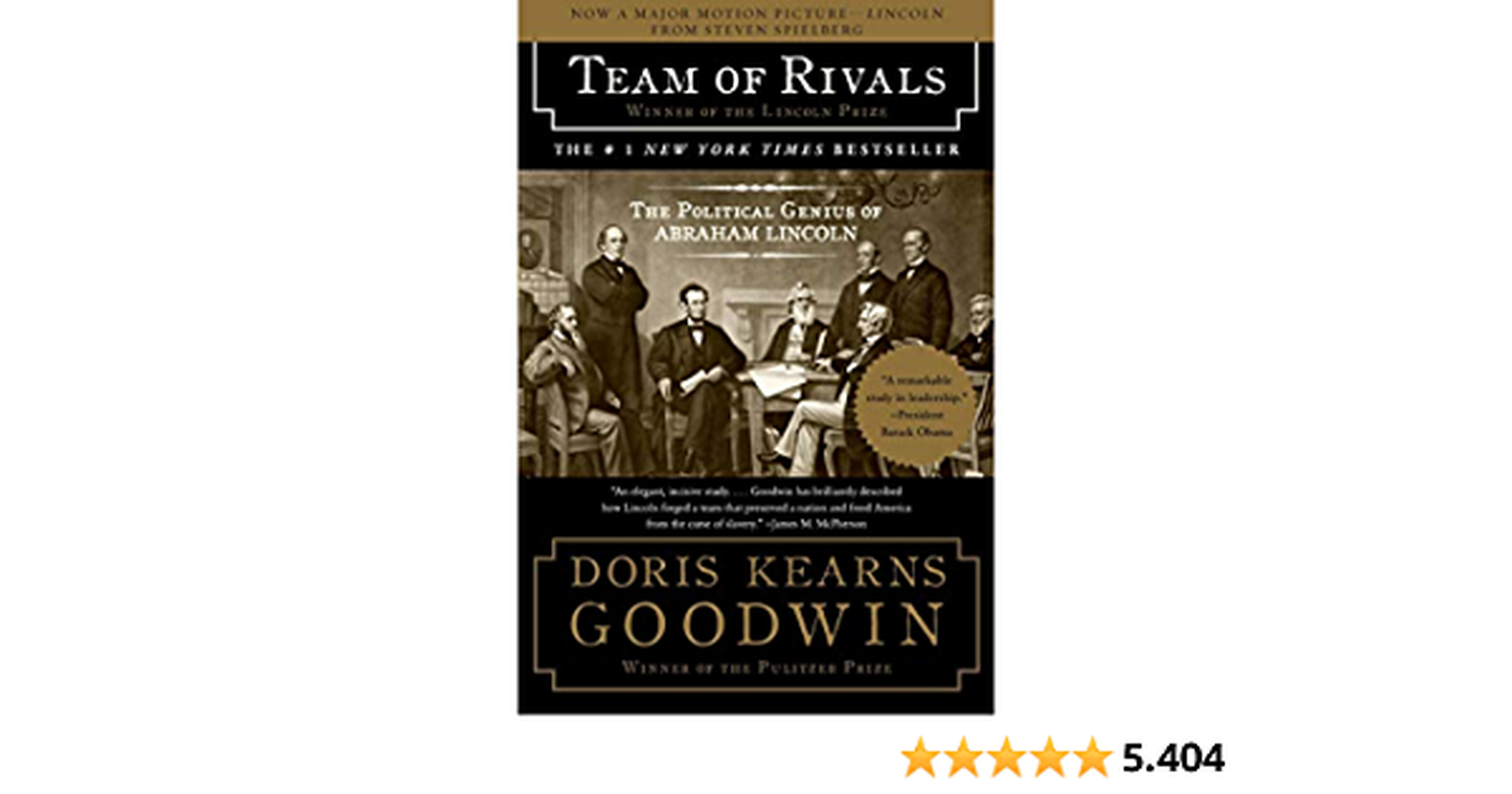 Equipo de Rivales, de Doris Kearns Goodwin: