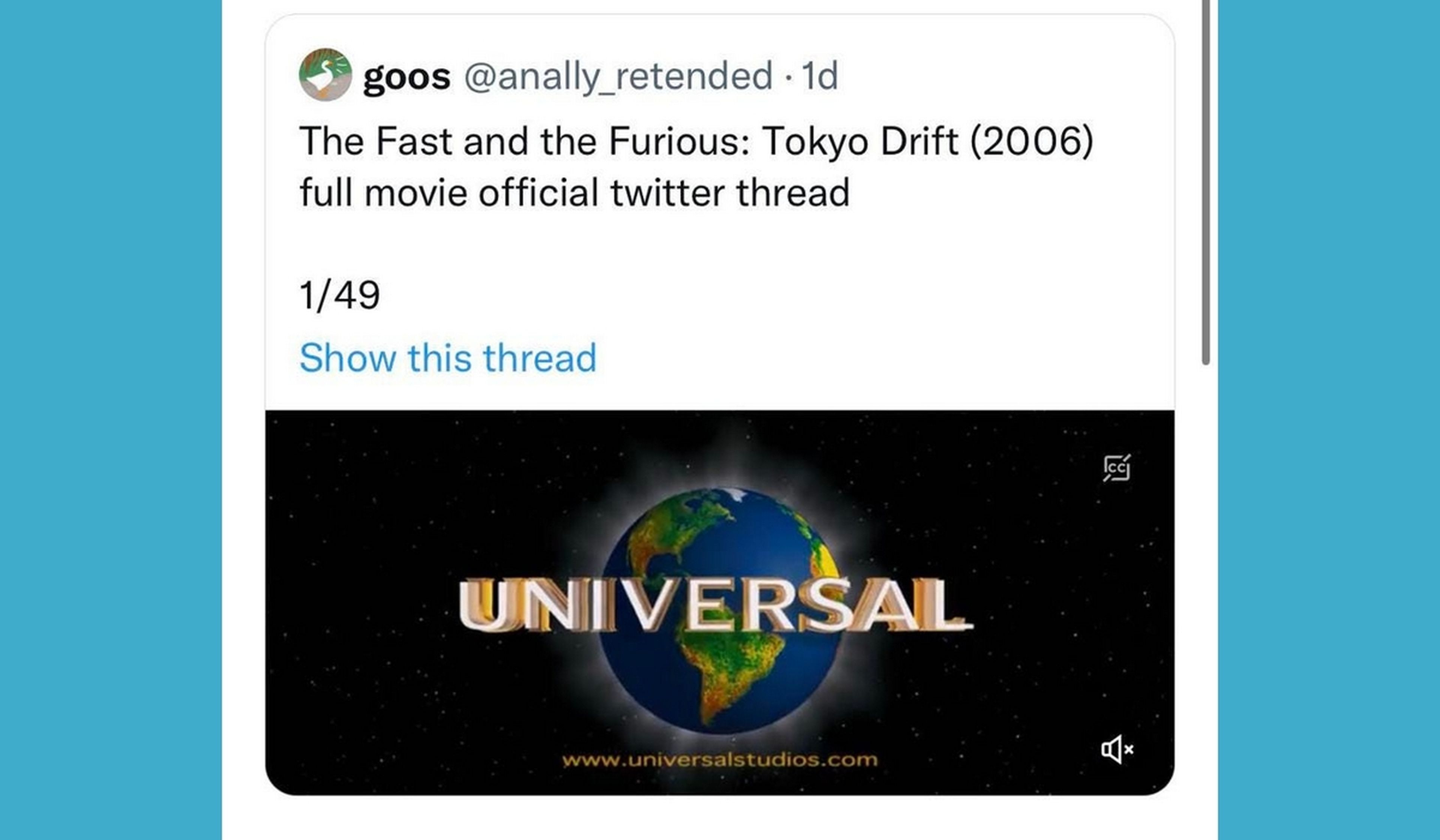 Fast & Furious en Twitter