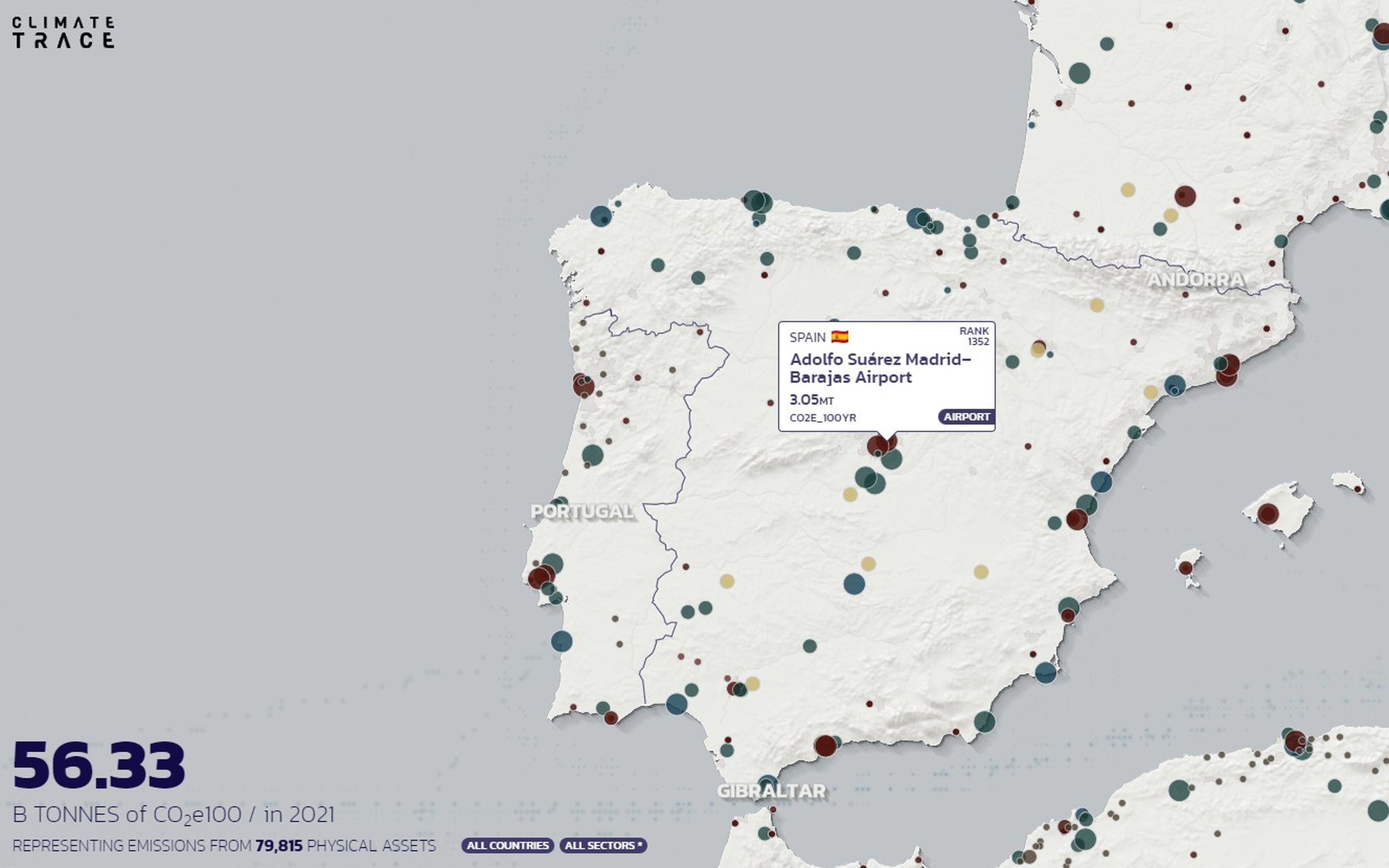 El Google Maps de lugares más contaminadores de España y resto del mundo