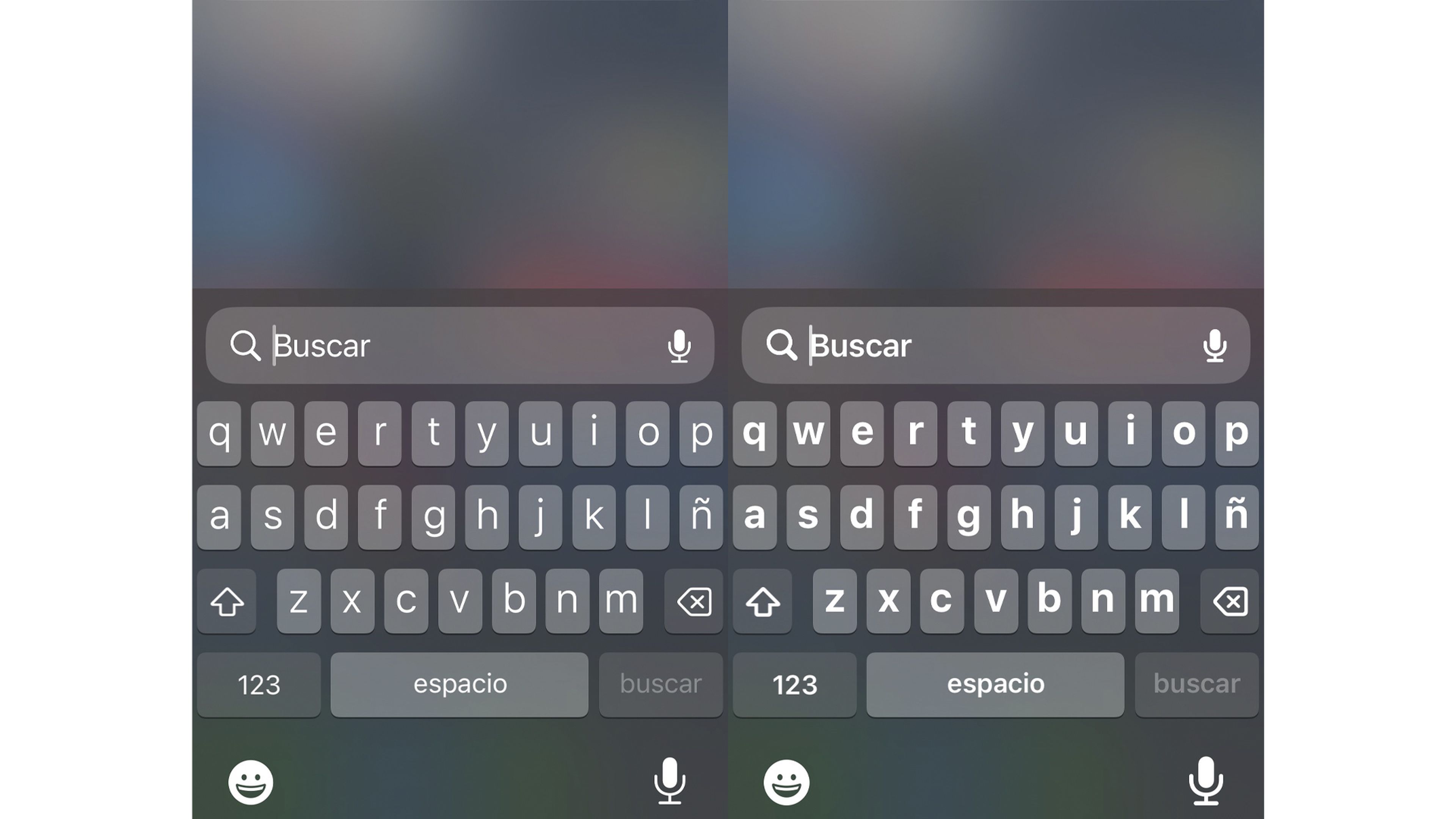 letras en negrita para el teclado iOS 16