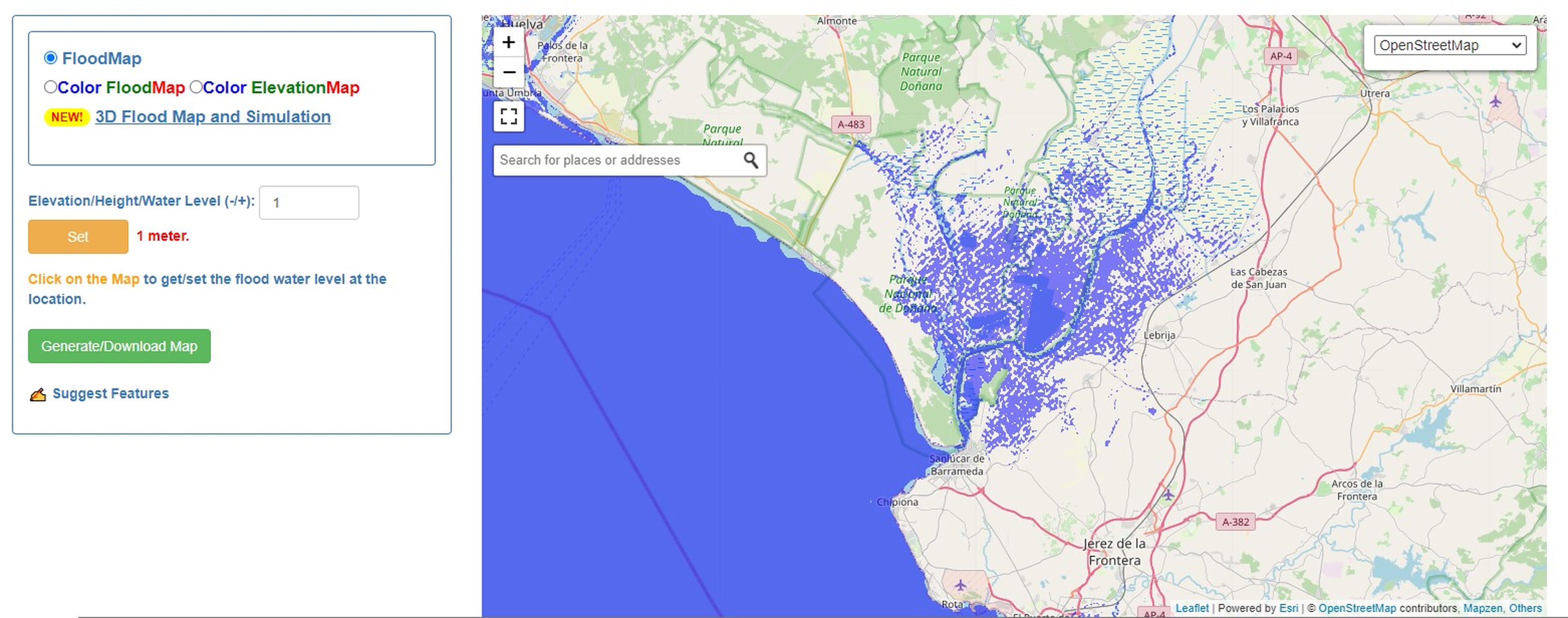 Este mapa deja claro qué ciudades españolas serán las primeras en desaparecer bajo el agua si sigue subiendo el nivel del mar