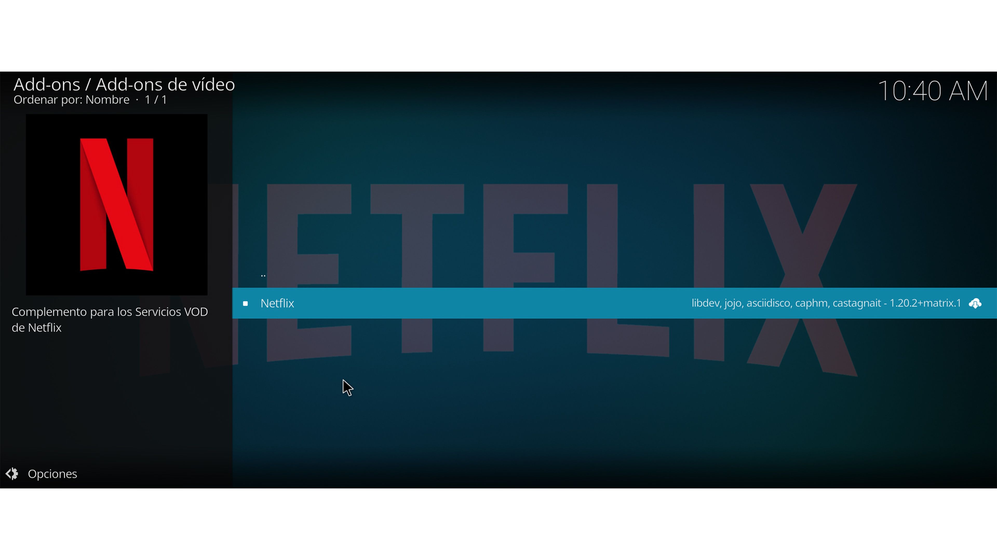 Netflix Kodi