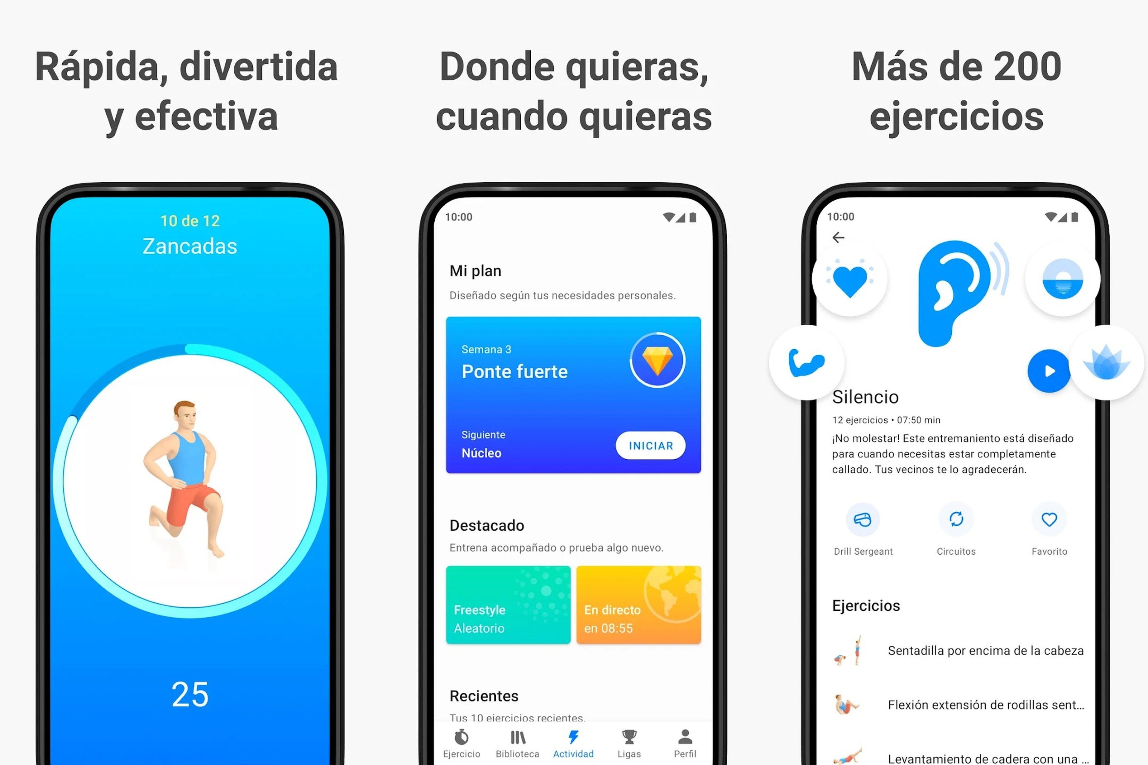 Ponte en forma en solo 7 minutos con estas aplicaciones para móviles Android e iPhone