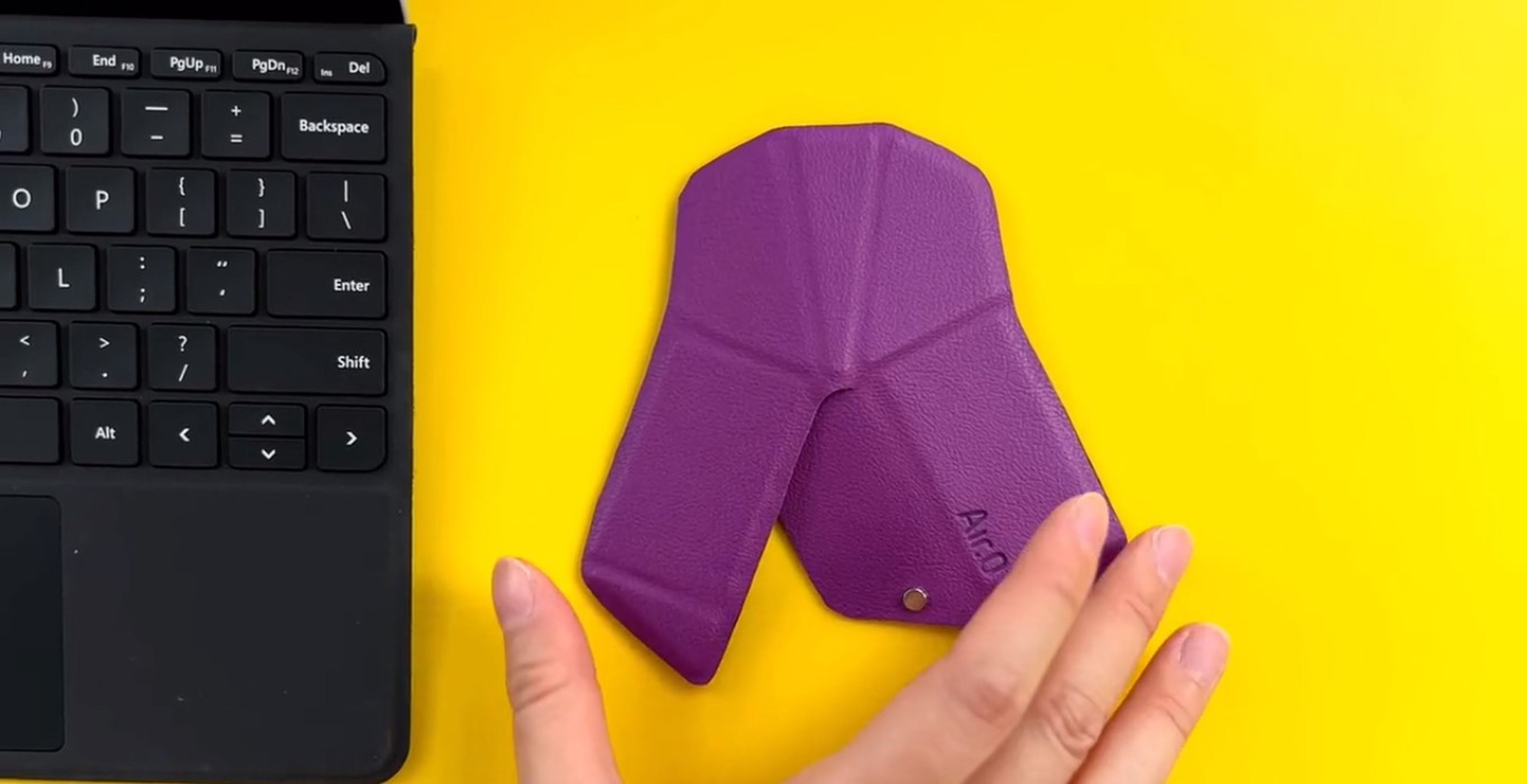 Este ratón se pliega como una pieza de origami y queda totalmente plano