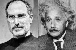 Steve Jobs y Albert Einstein