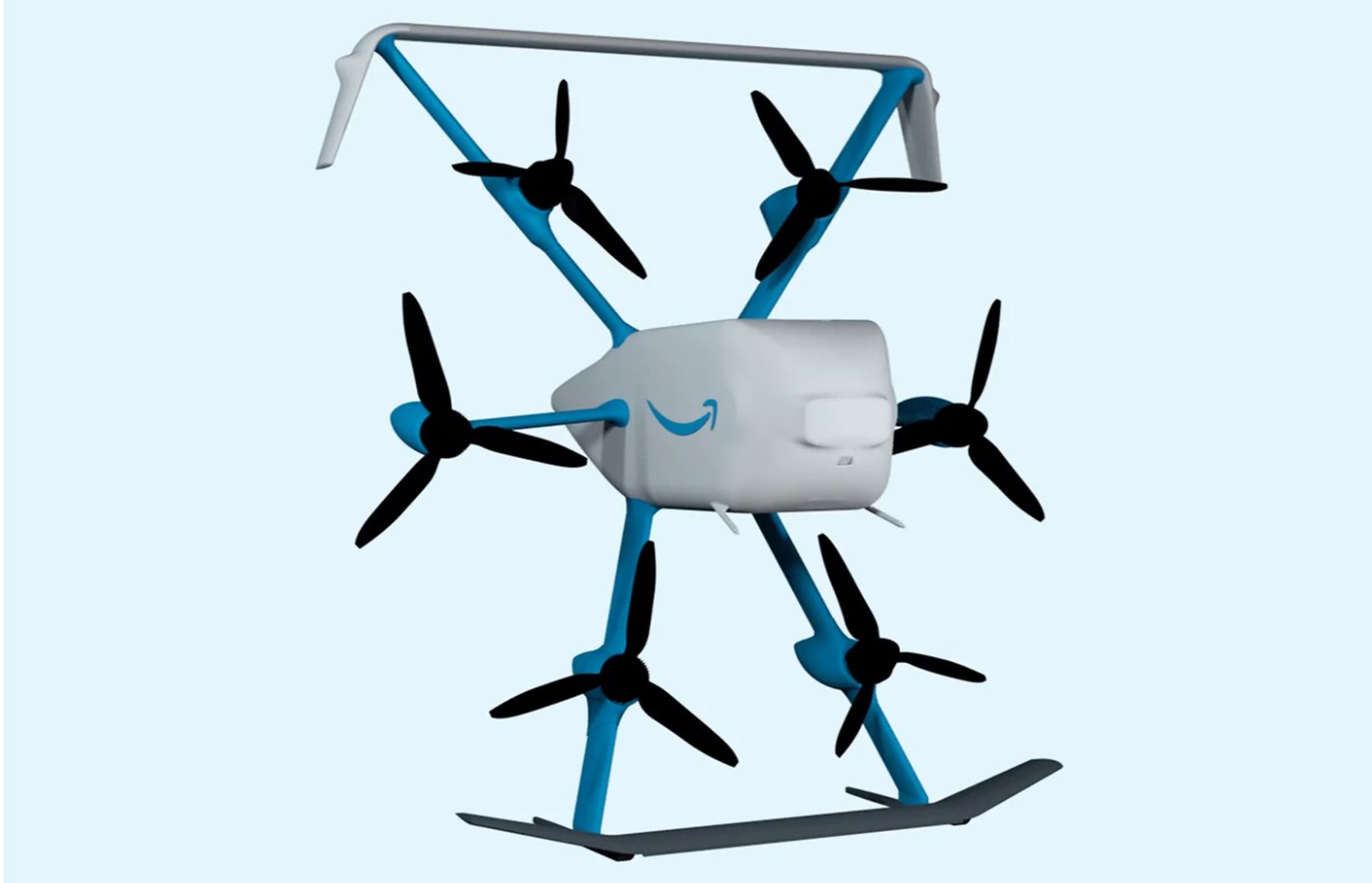Así es el último dron de reparto de Amazon