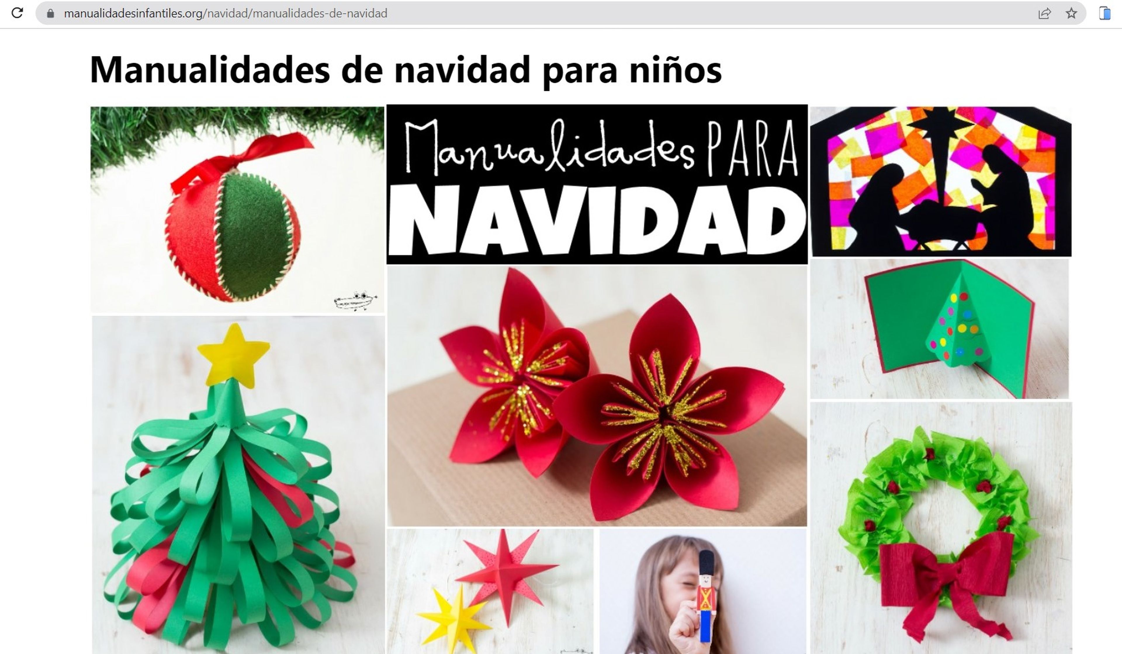 Apps y webs para crear manualidades de Navidad para decorar y entretener a los niños