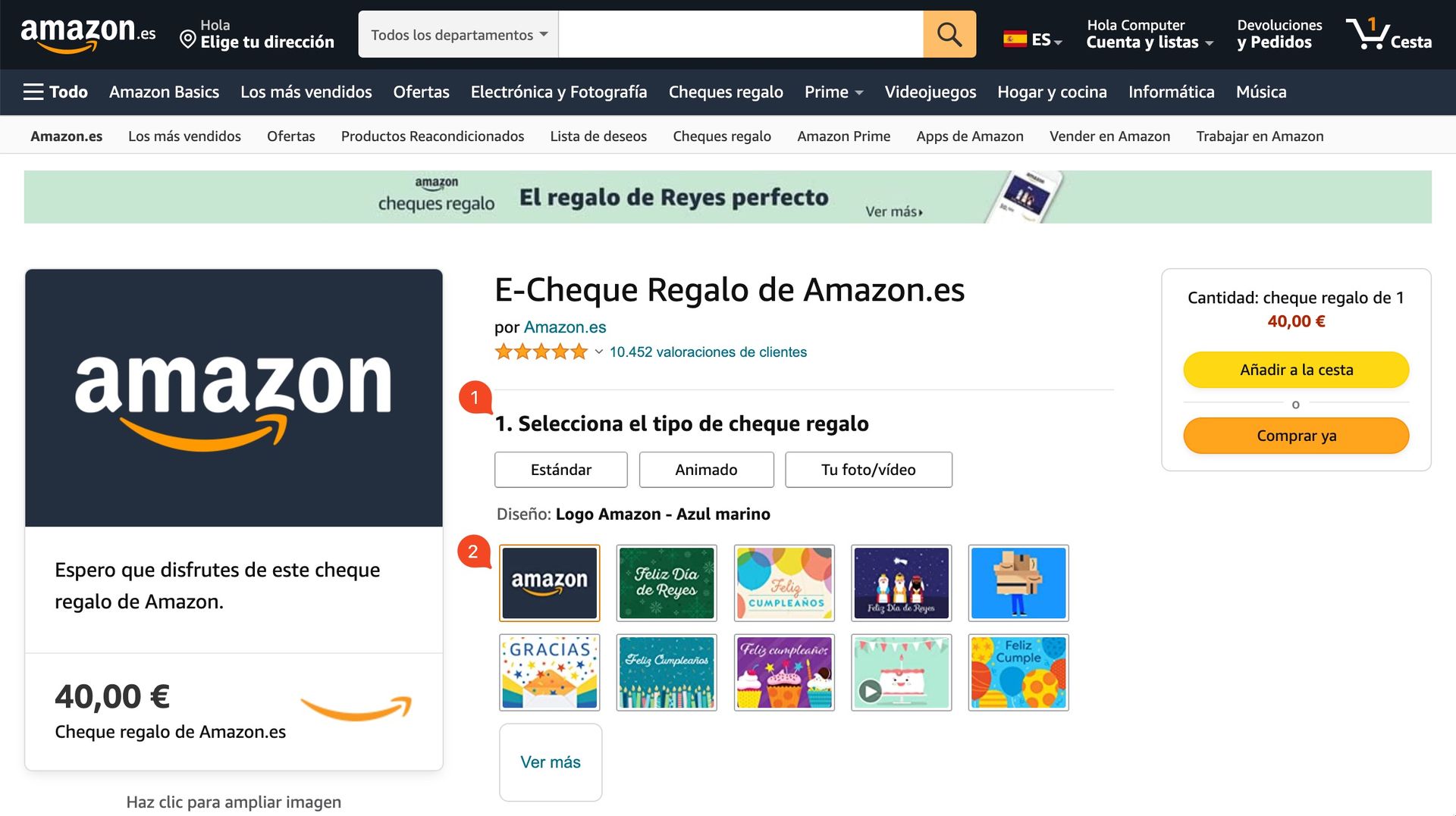 Cheques regalo de Amazon todo lo que debes saber si vas a regalar uno