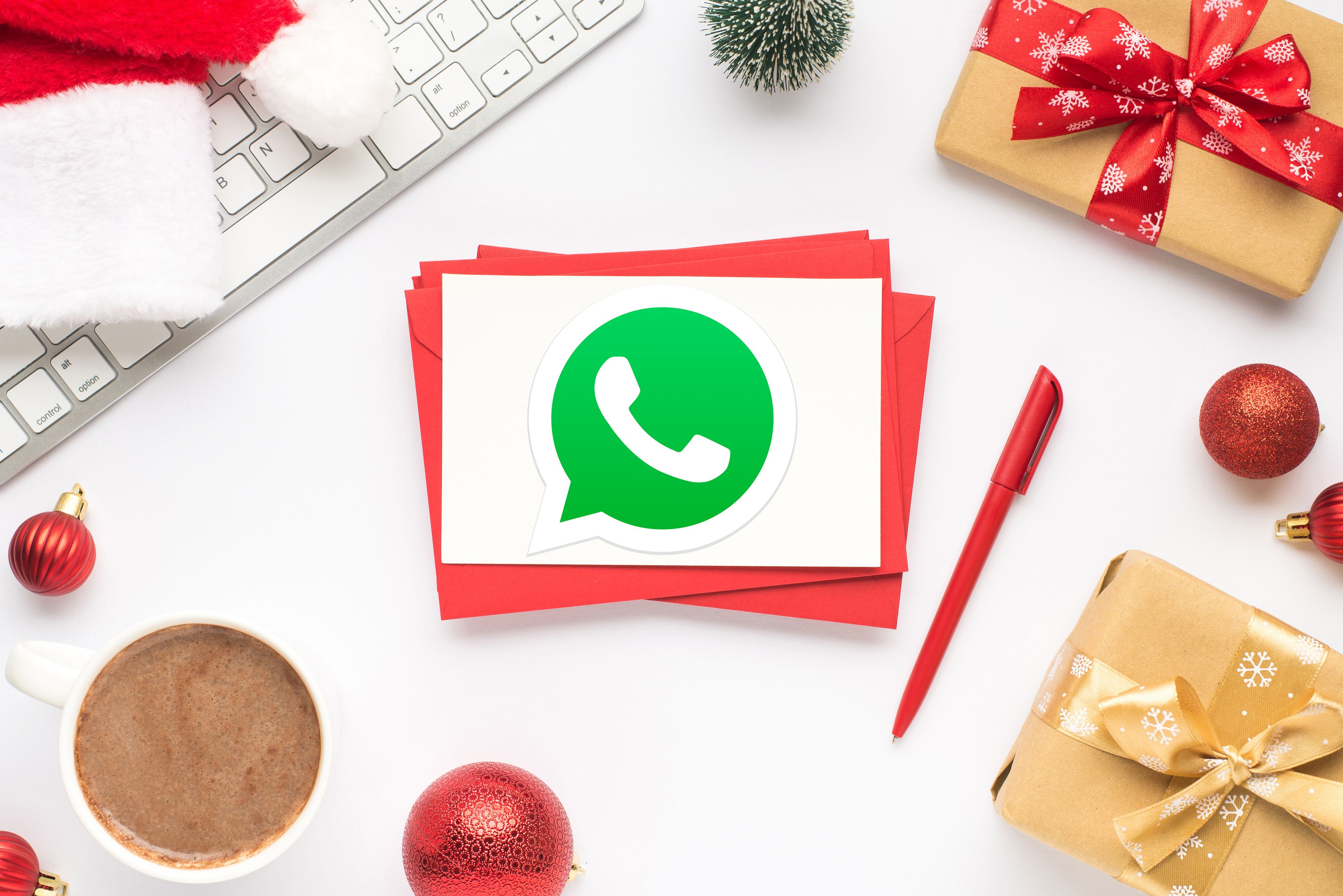 Crear tus felicitaciones de Navidad para WhatsApp
