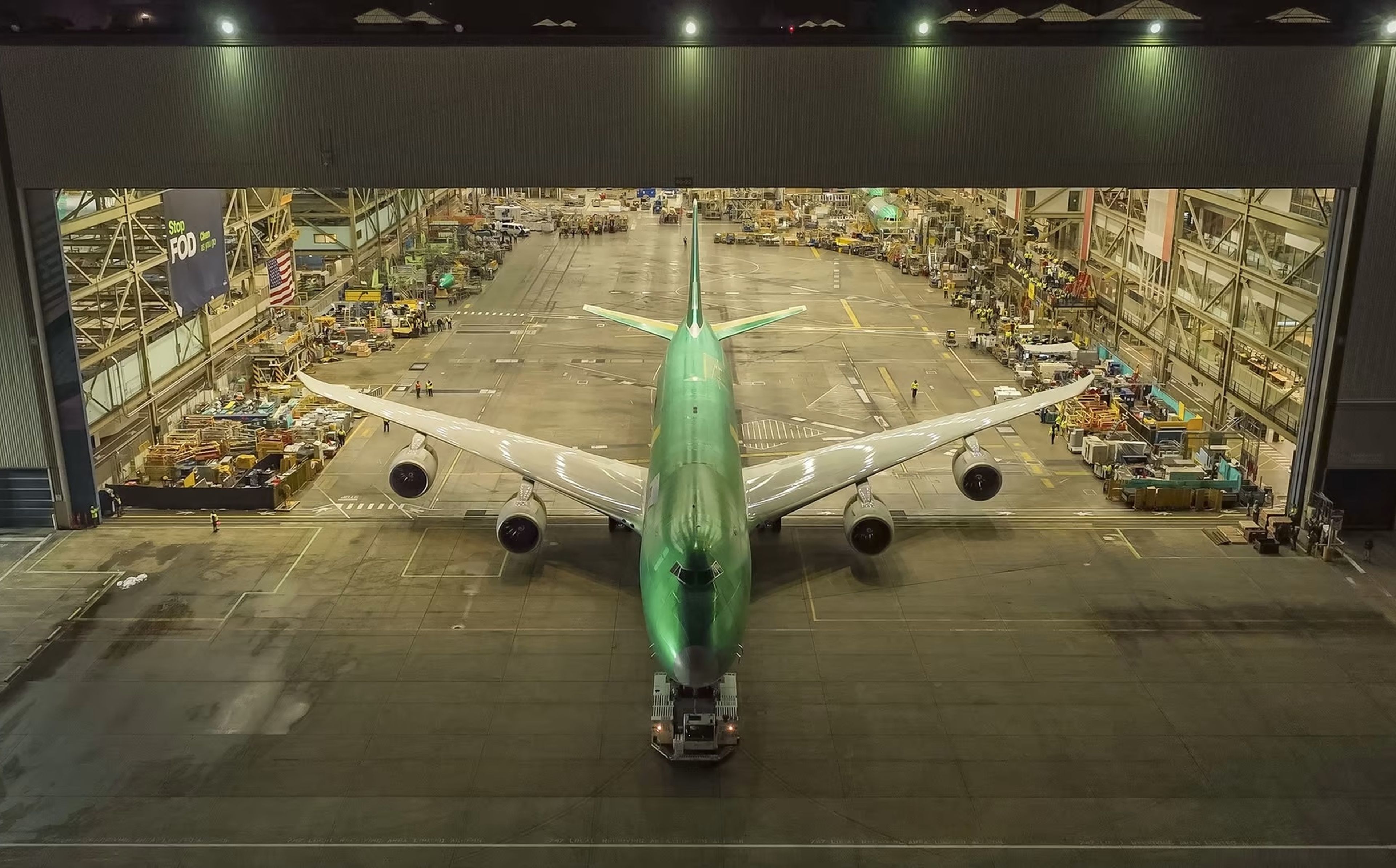 El final de una era: el último Boeing 747 sale de la factoría