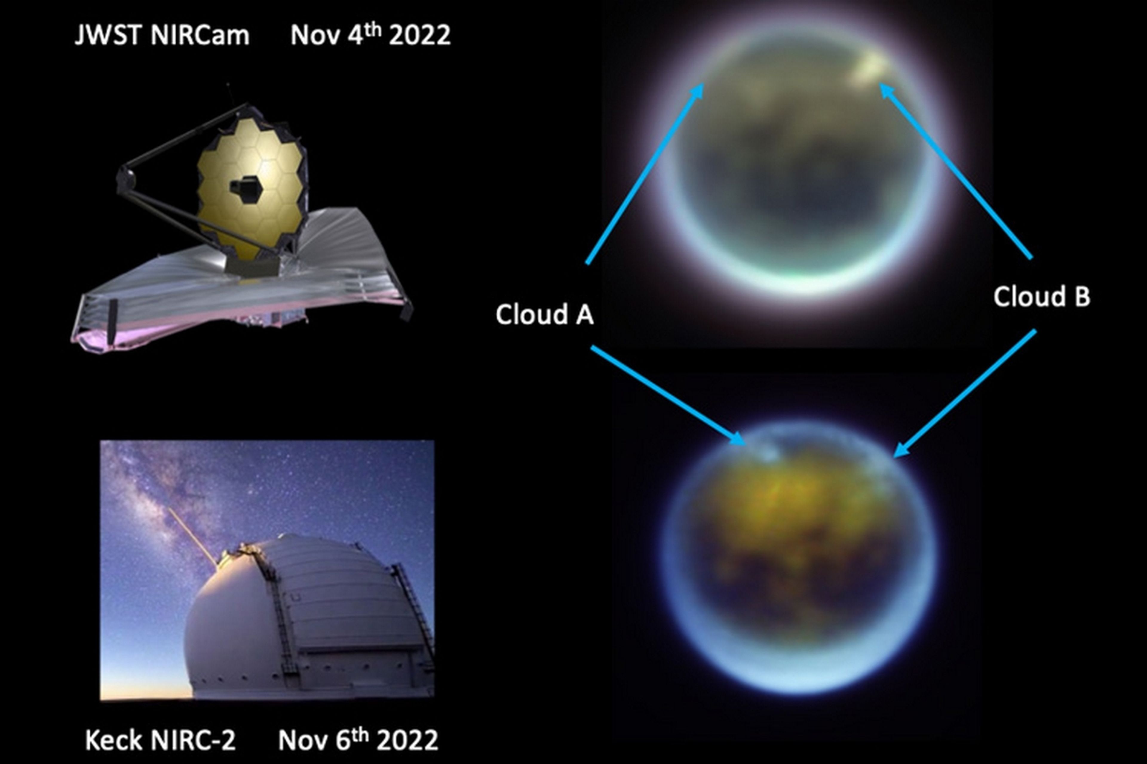 James Webb luna Titán
