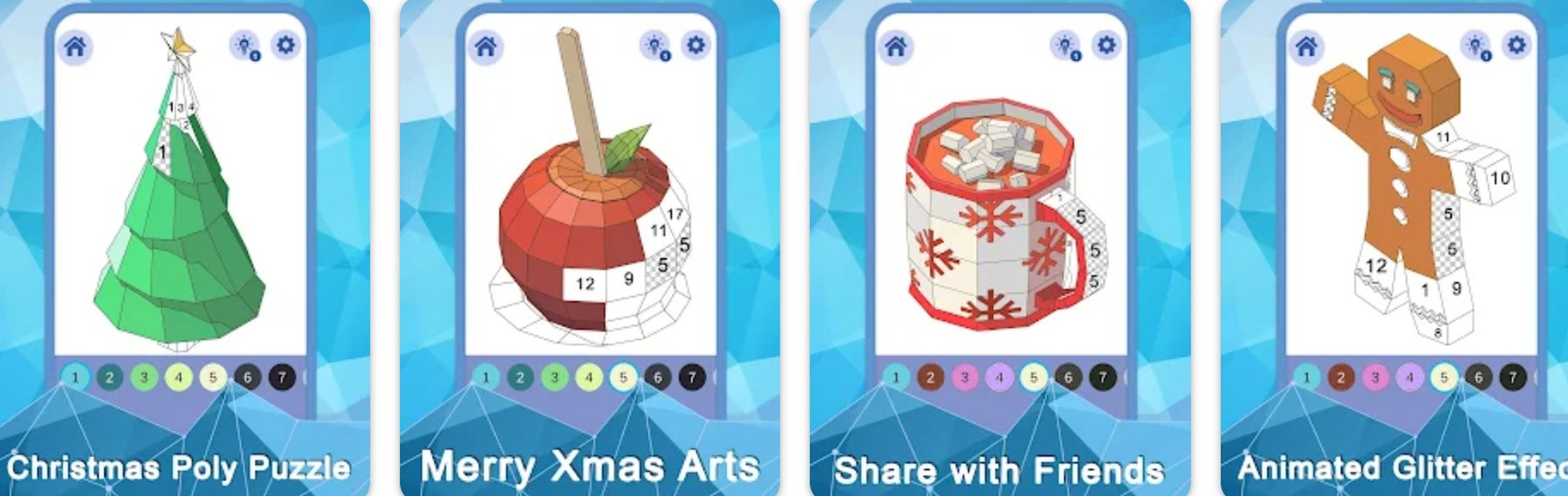 Las mejores apps con dibujos de Navidad para colorear