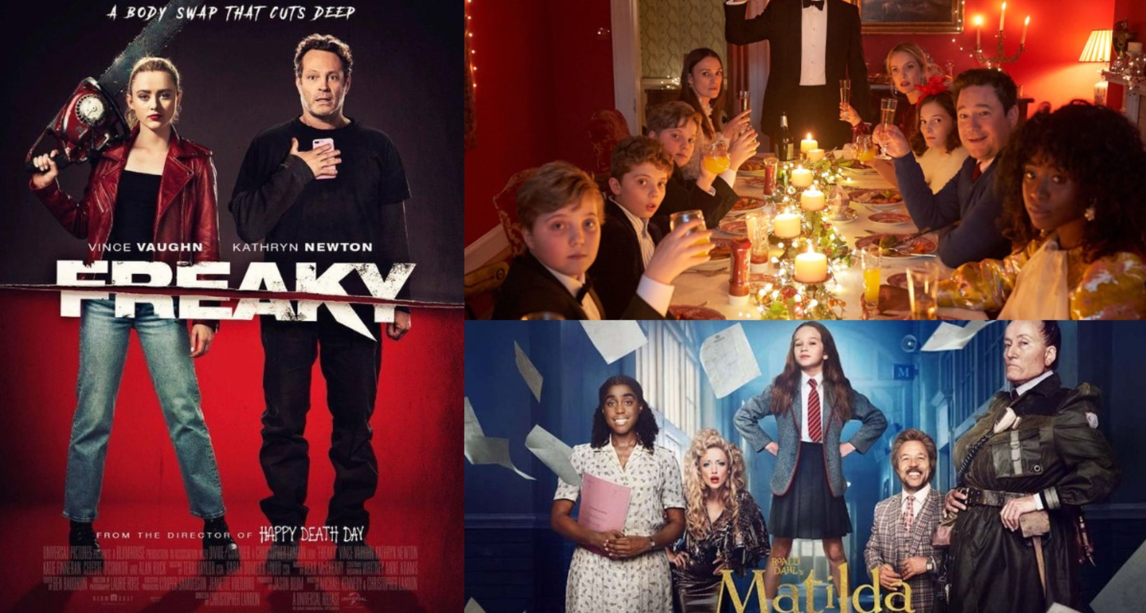 Qué películas ver este fin de semana en MovistarPlus+, Prime Video y Netflix: el musical de Matilda, una última cena y cambios de cuerpos