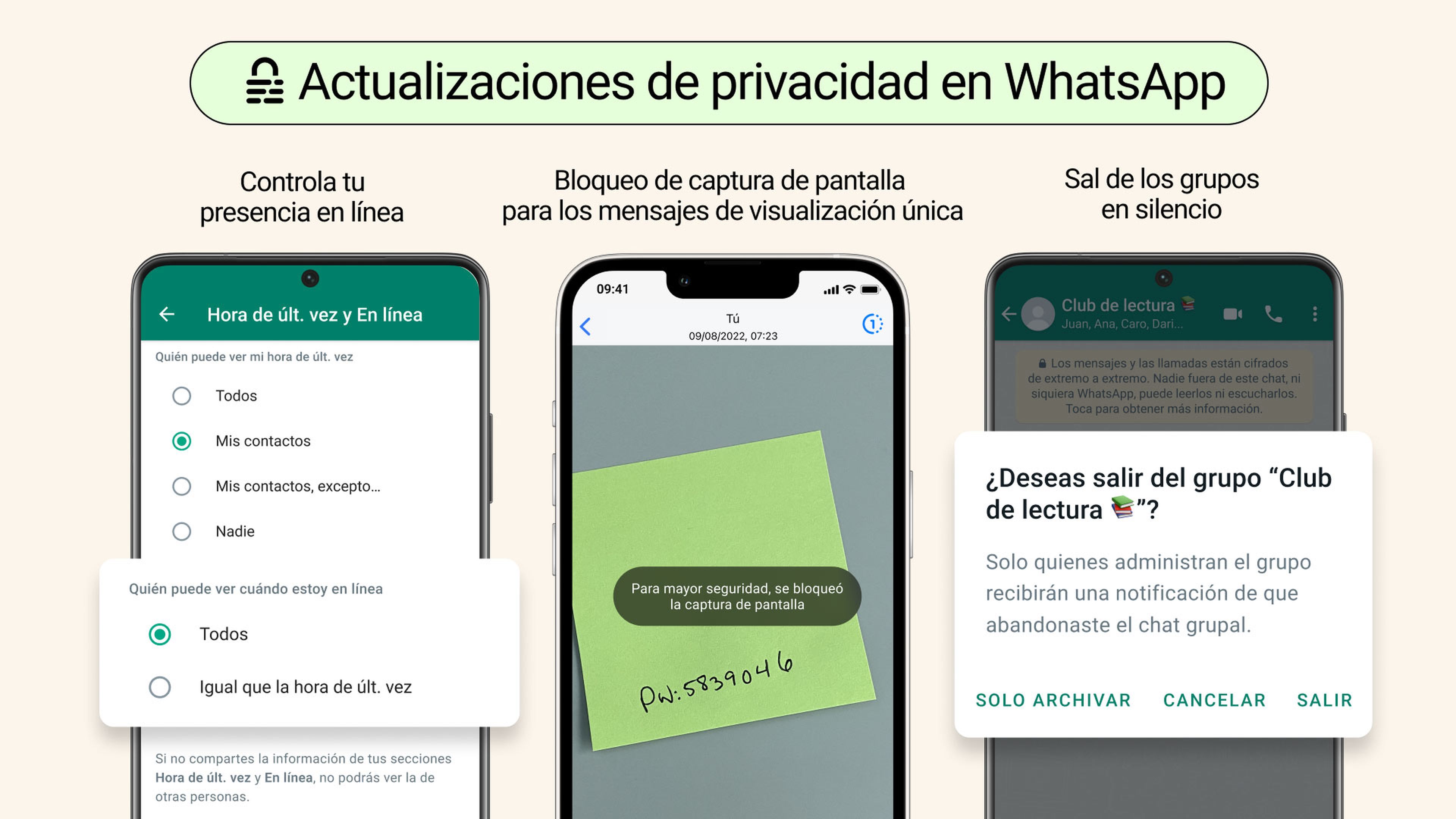 WhatsApp privacidad