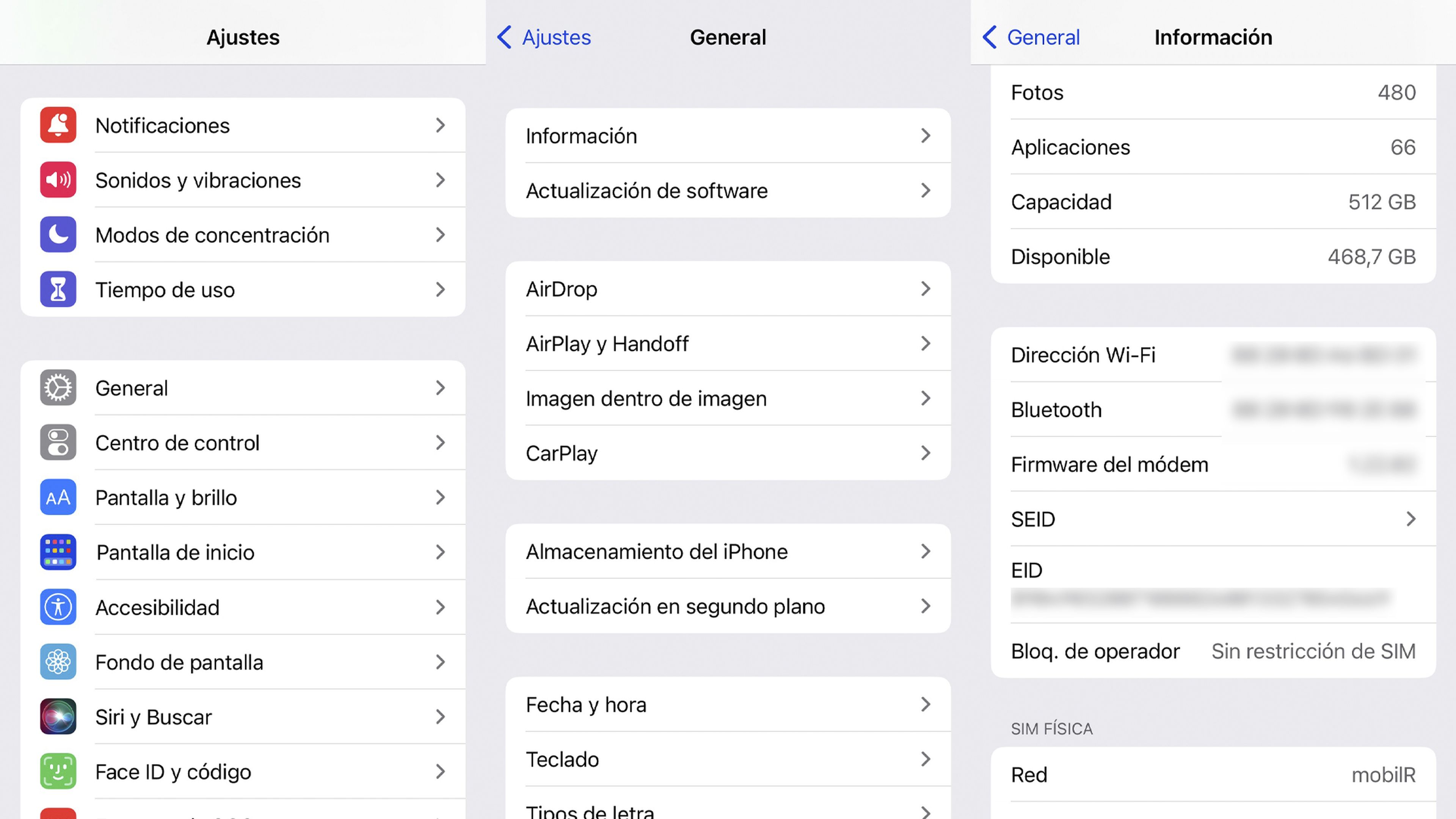 Cómo encontrar la dirección MAC en Windows 11, Mac OS y móviles Android y Apple 4 Dirección MAC iPhone
