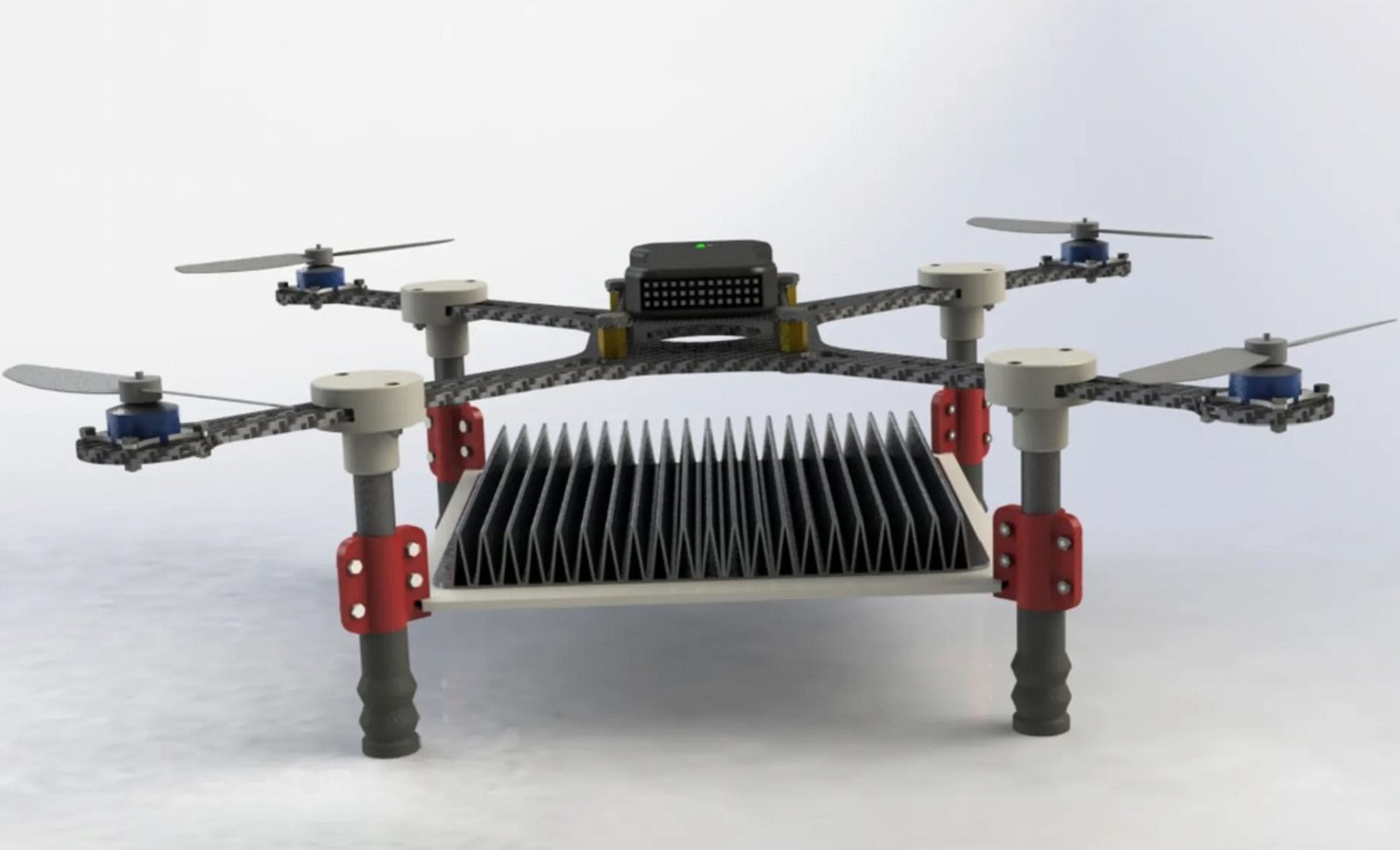 El drone chino que puede volar indefinidamente, lo cargan por láser
