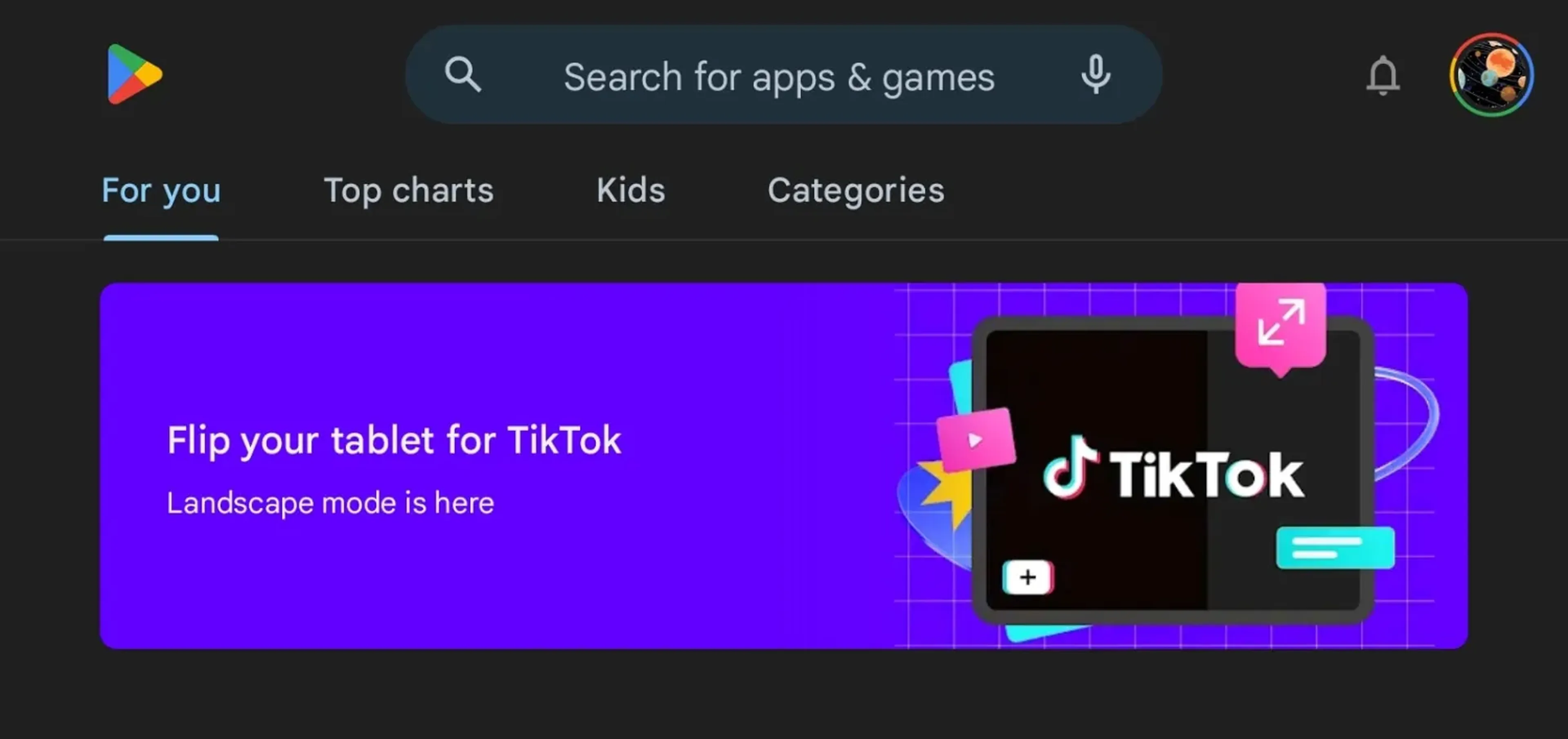 Google Play y TikTok