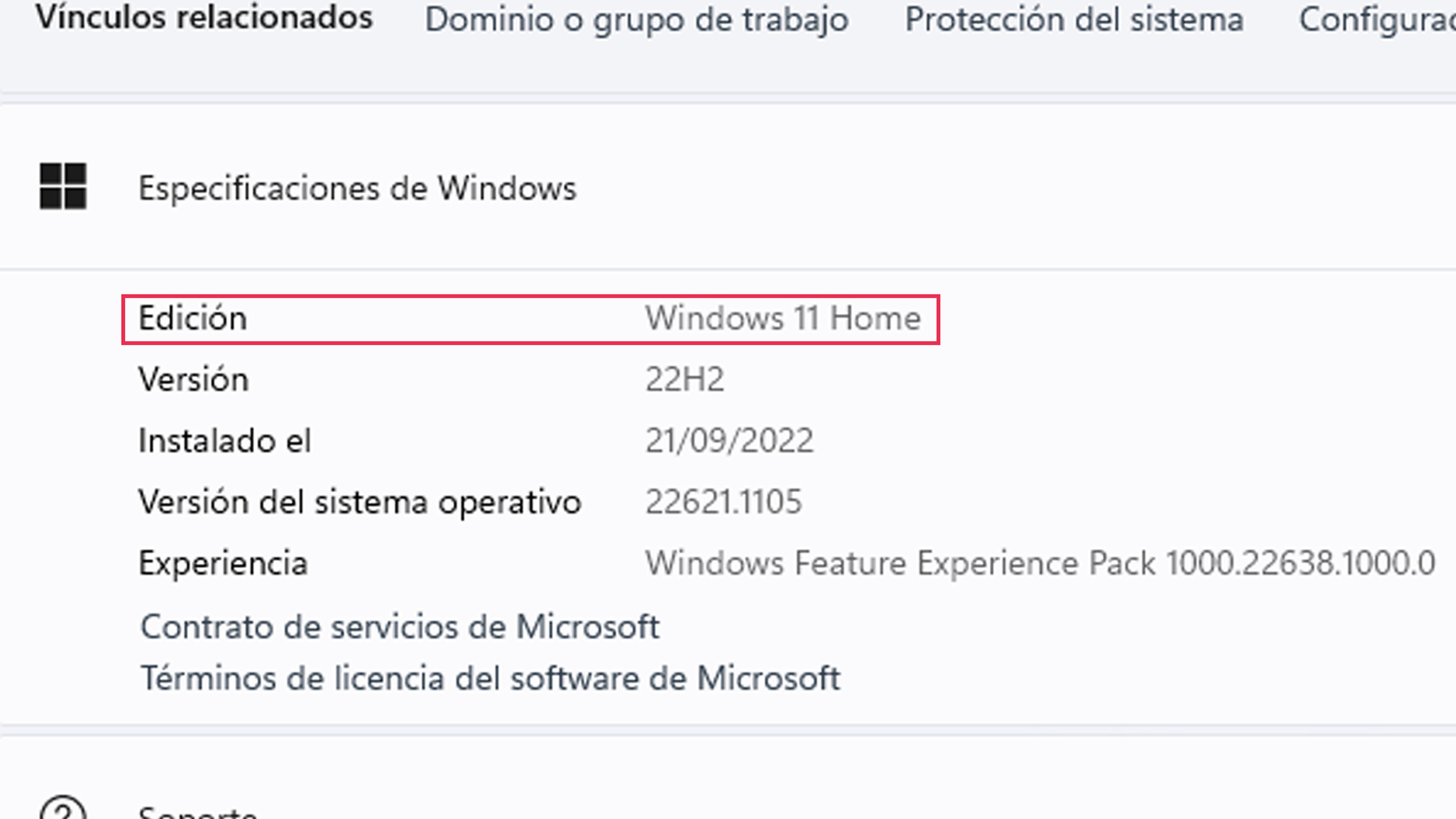 Edición de Windows 11