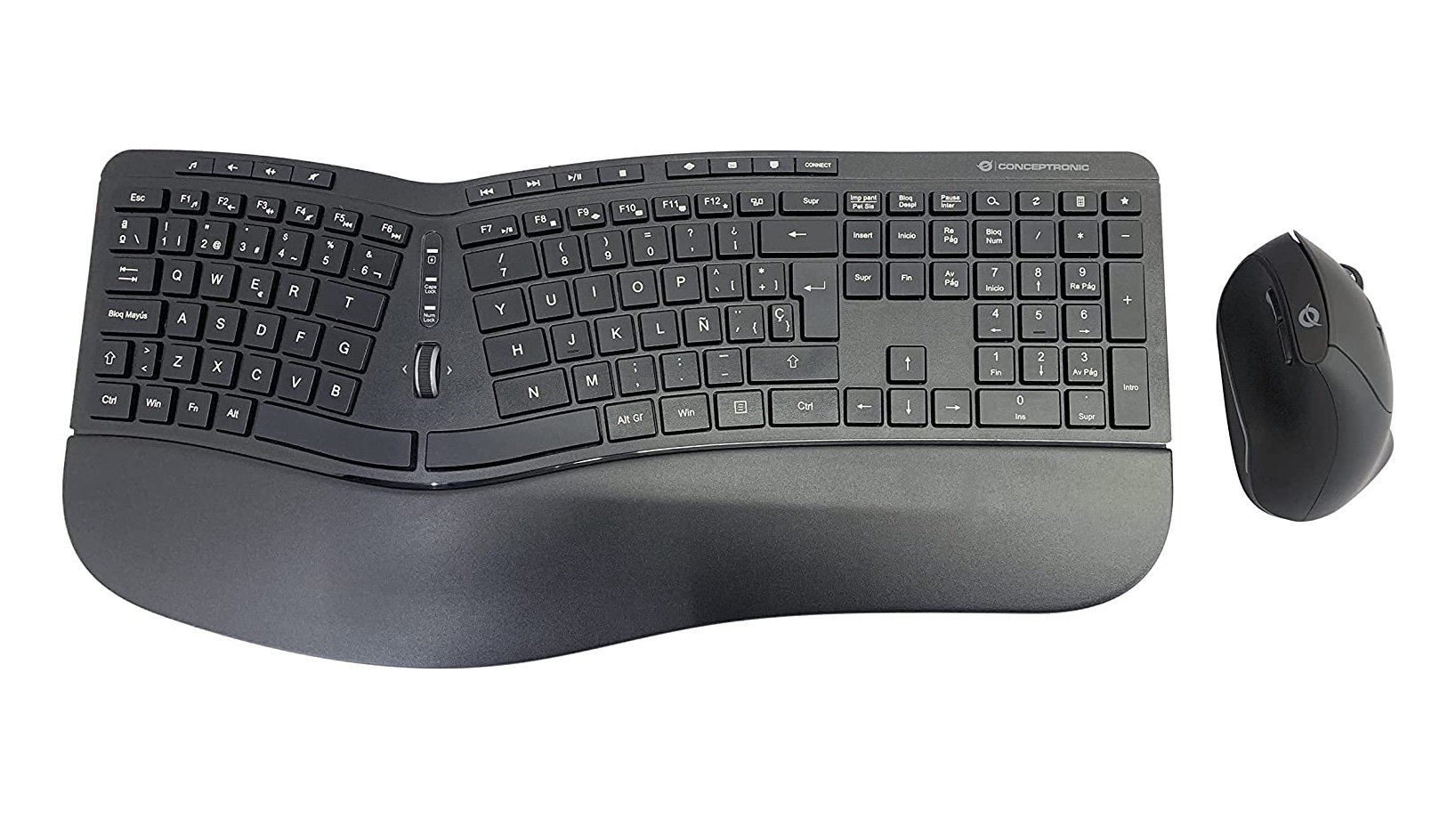 Teclado cheap ergonomico bluetooth