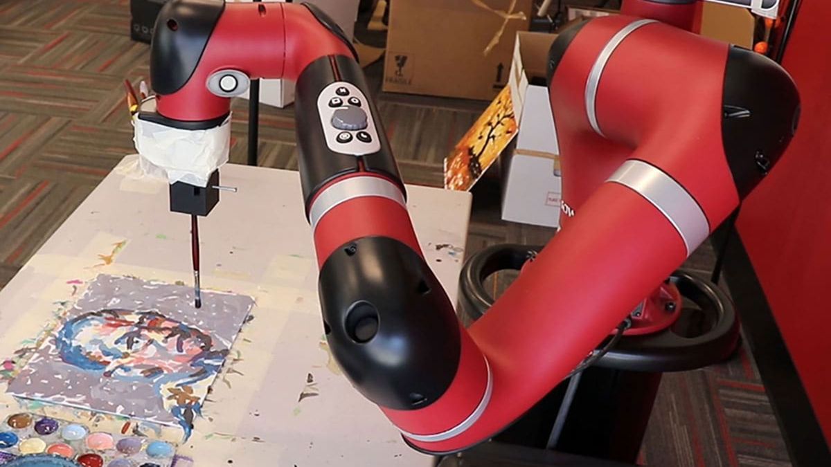 The AIpowered Robot Painter That Creates Any Work Of Art In Minutes GEARRICE