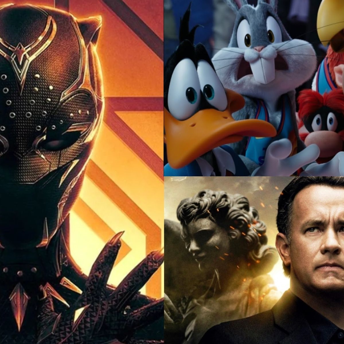 Qué películas ver este fin de semana en Disney+, MovistarPlus+ y Netflix:  Wakanda Forever, Space Jam 2 y Ángeles y Demonios