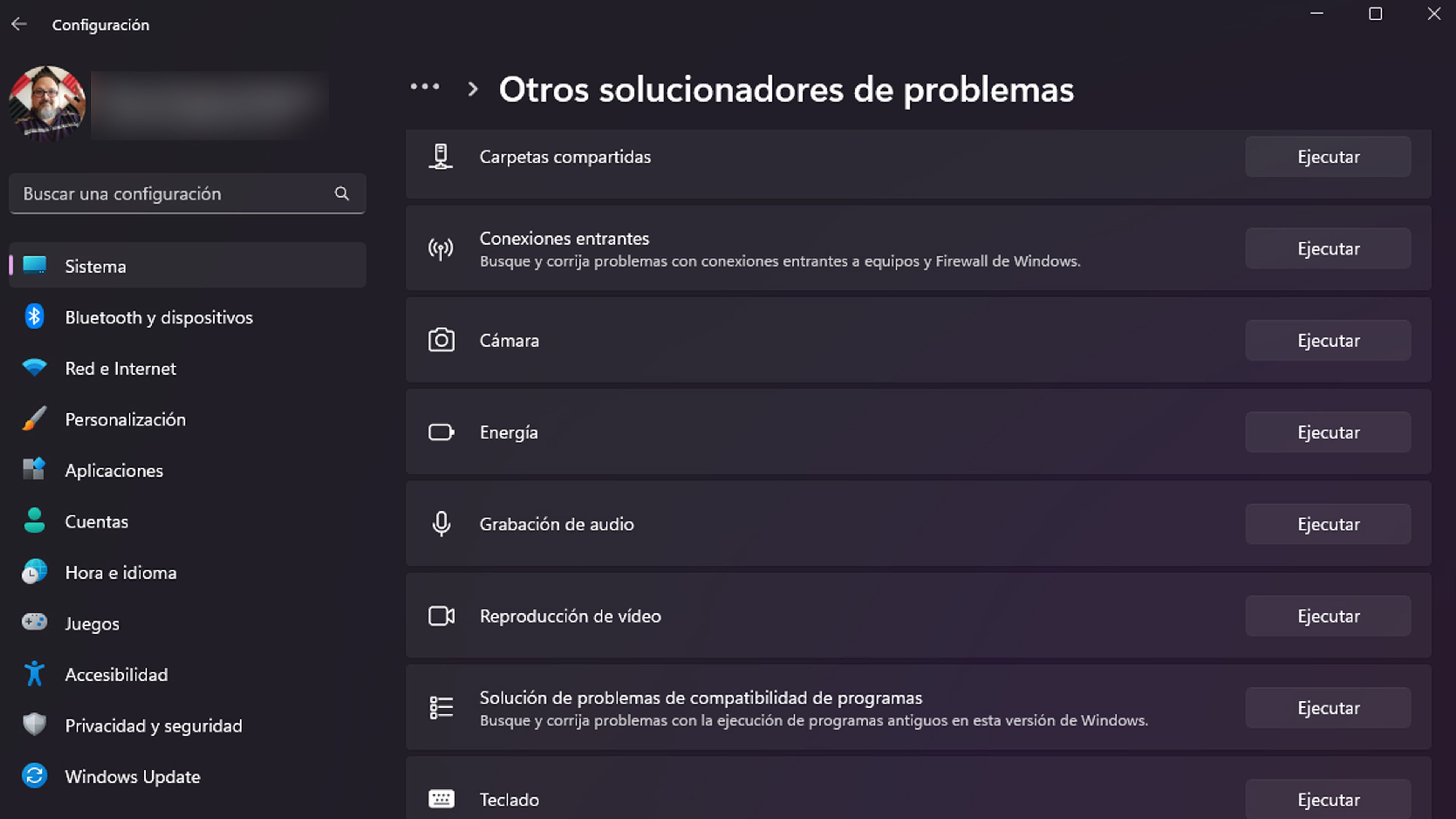 Solucionador de problemas de compatibilidad de programas