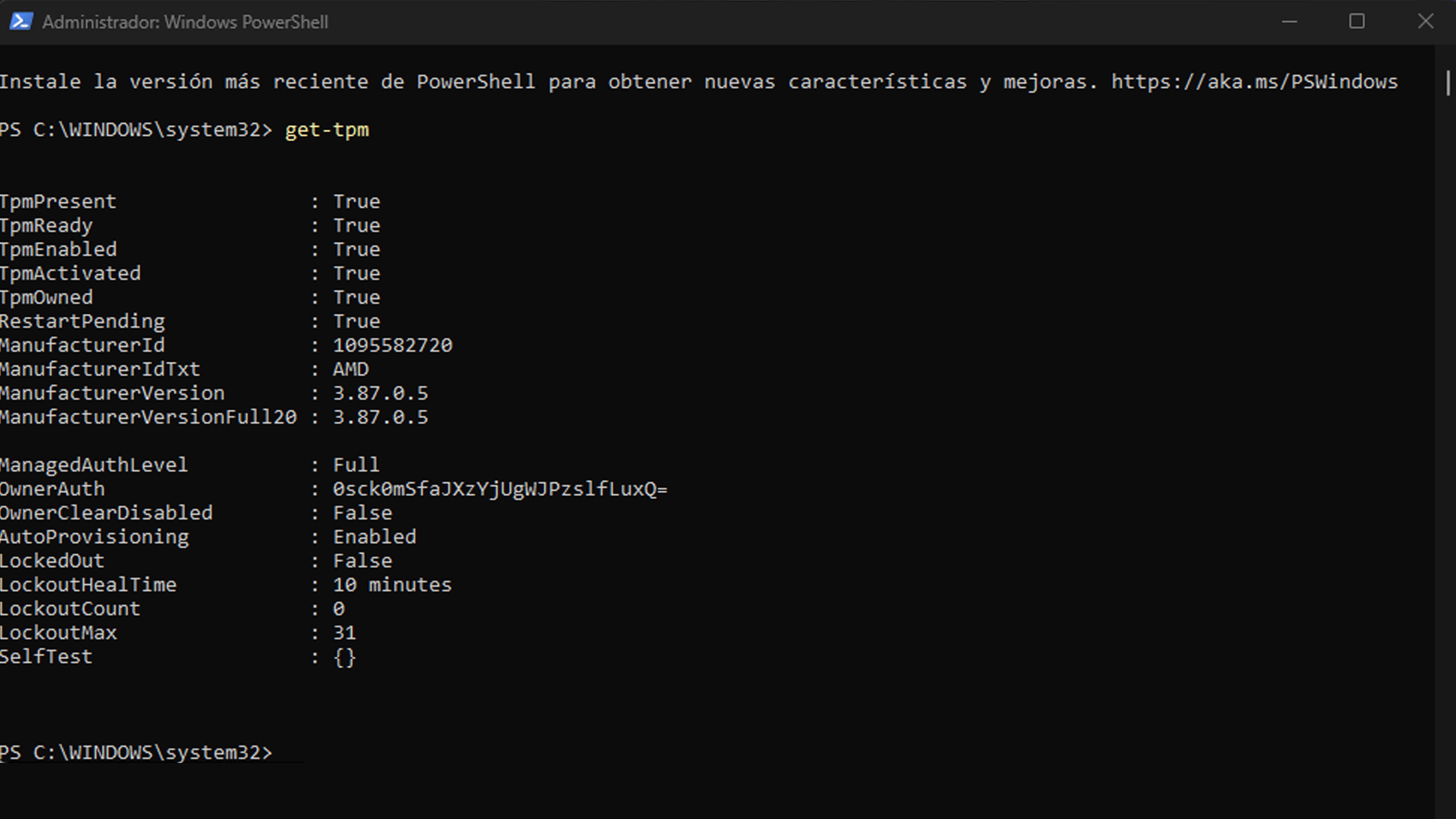 Cómo solucionar que Valorant o cualquier juego no funcione por pedir TPM 2.0 y Secure Boot 2 Windows PowerShell TPM