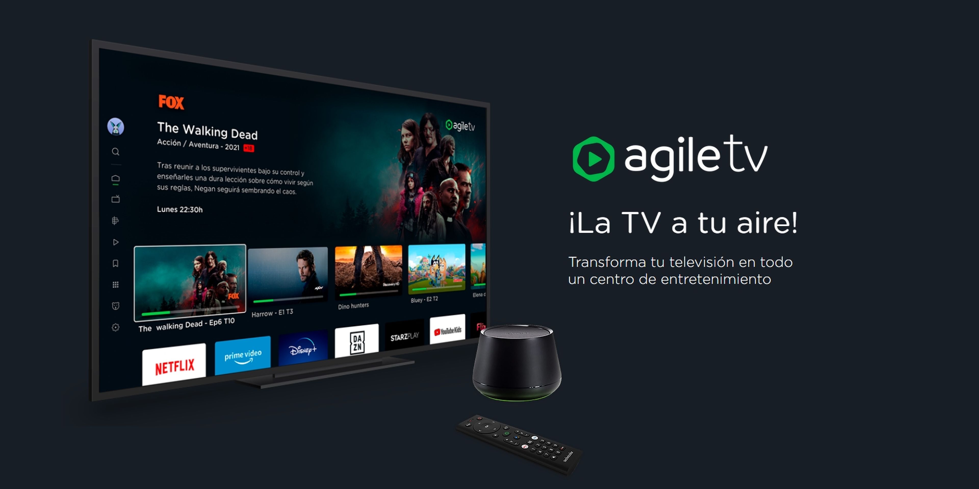 AgileTV: precios y cómo funciona la televisión de Yoigo