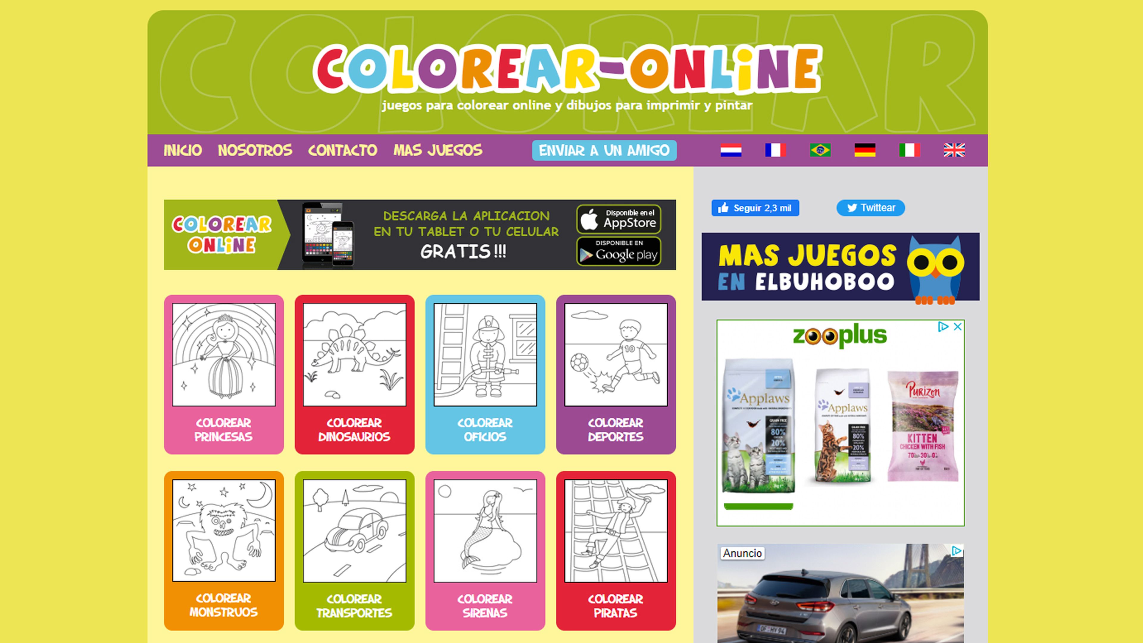 Colorear – Online