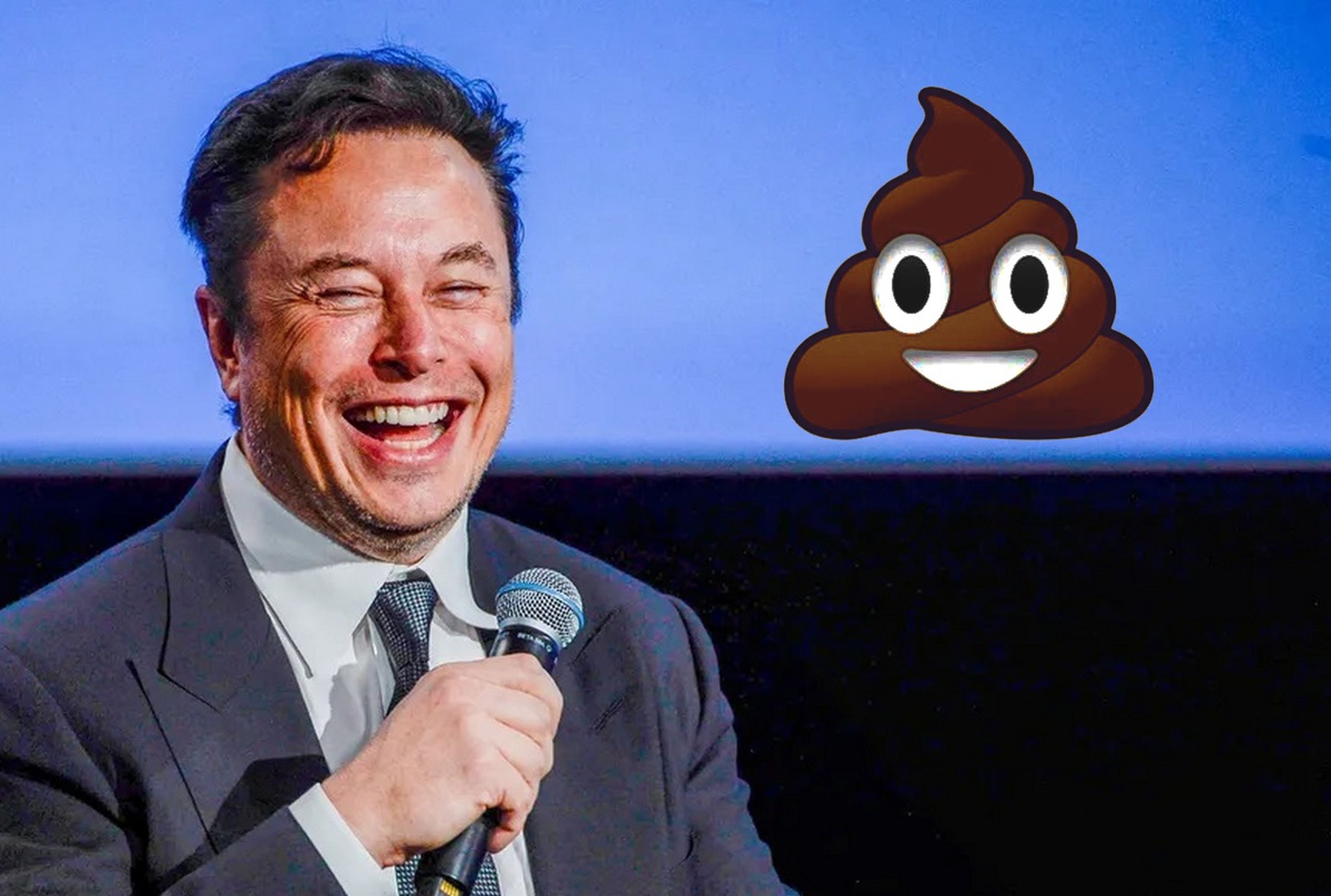 Elon Musk anuncia una nueva funcionalidad de Twitter: emoji de caca con ojos para los periodistas