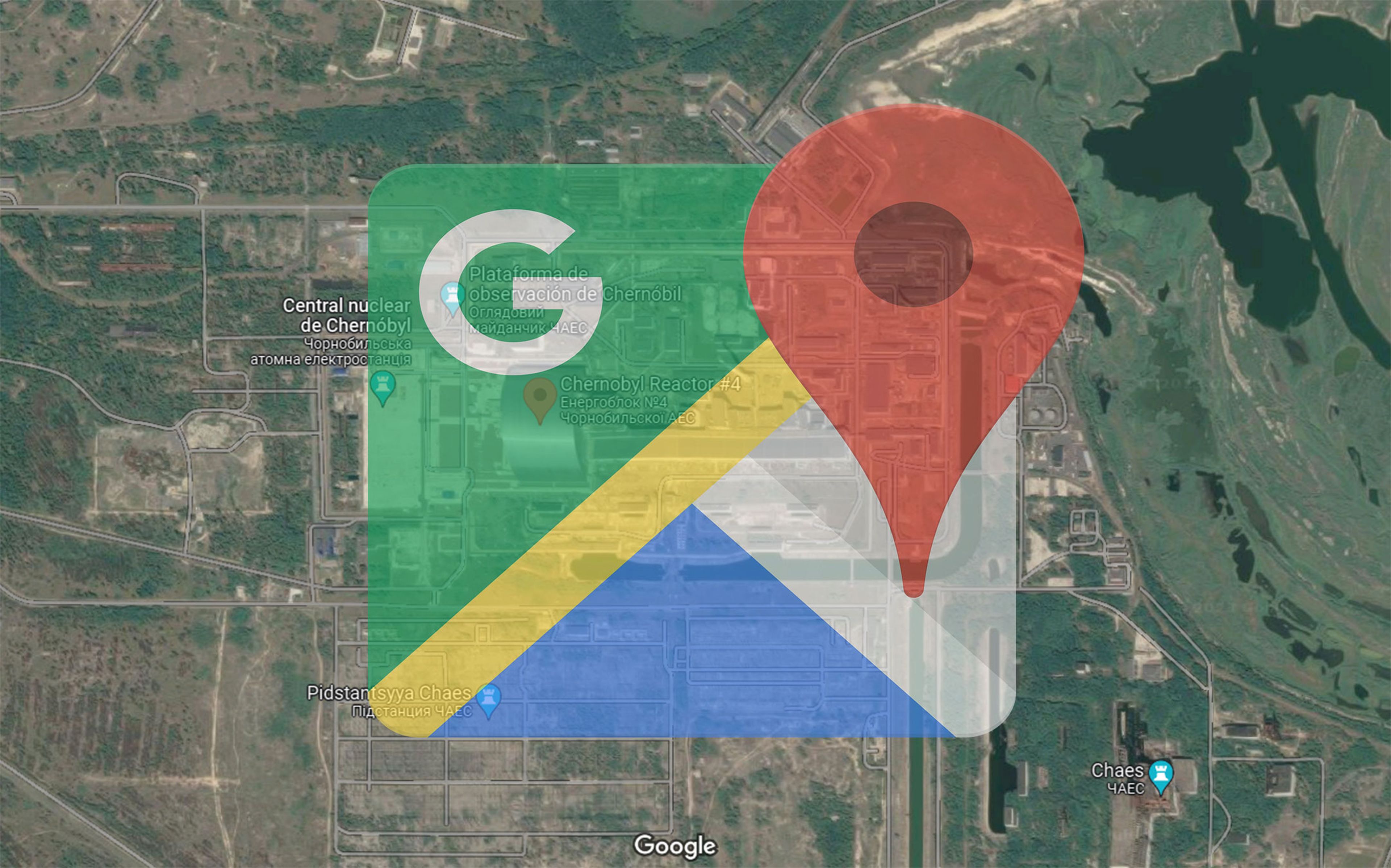 Google Maps Chernóbil