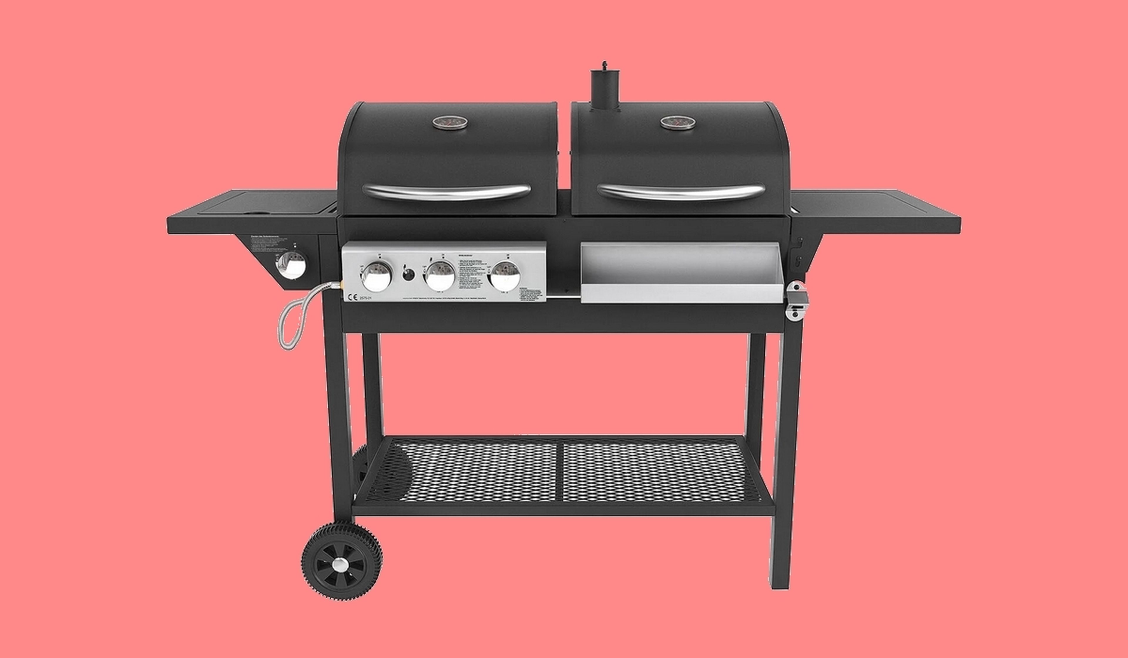 gas and charcoal grill