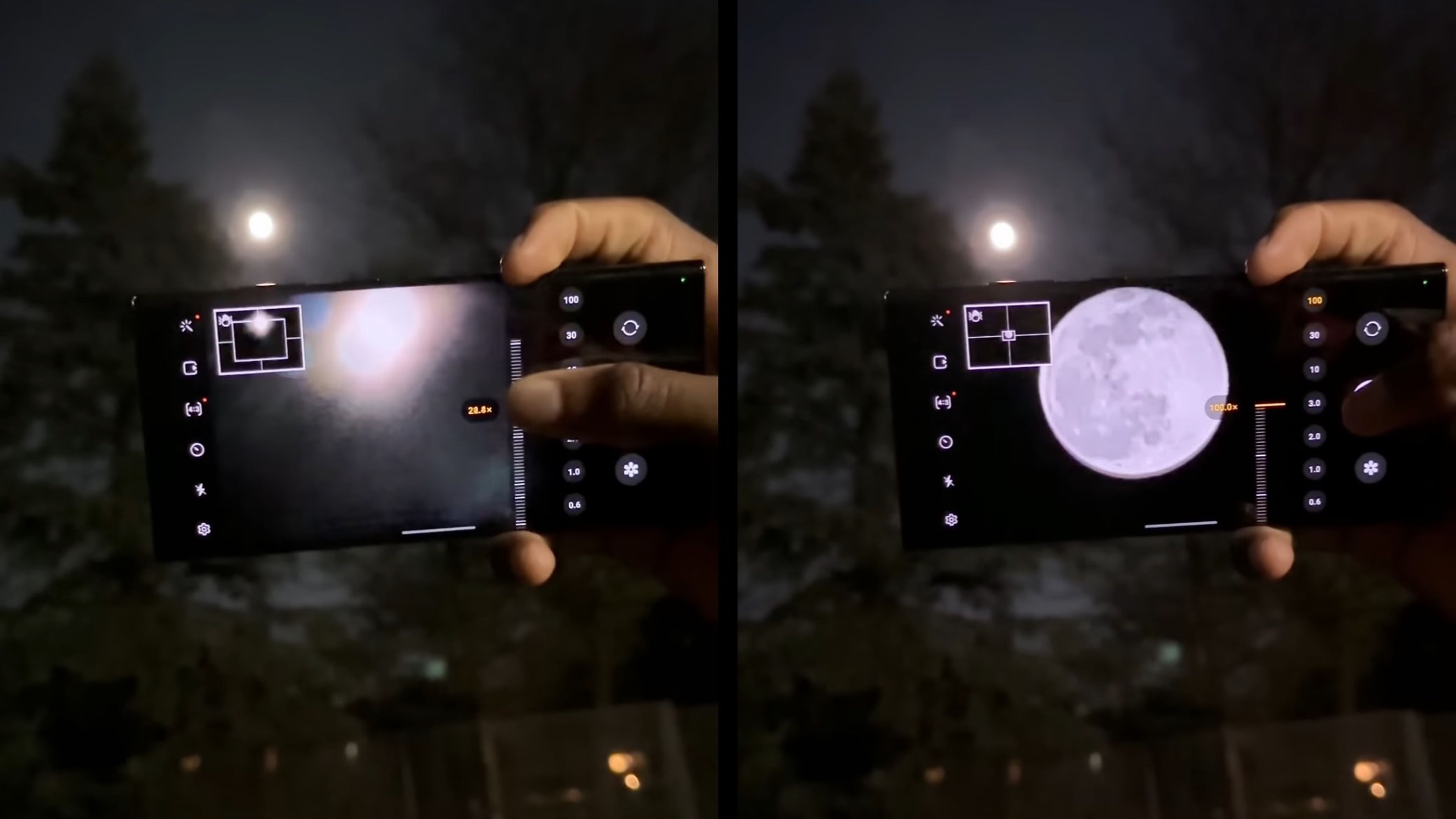 Samsung Galaxy S21 y su fotografía lunar