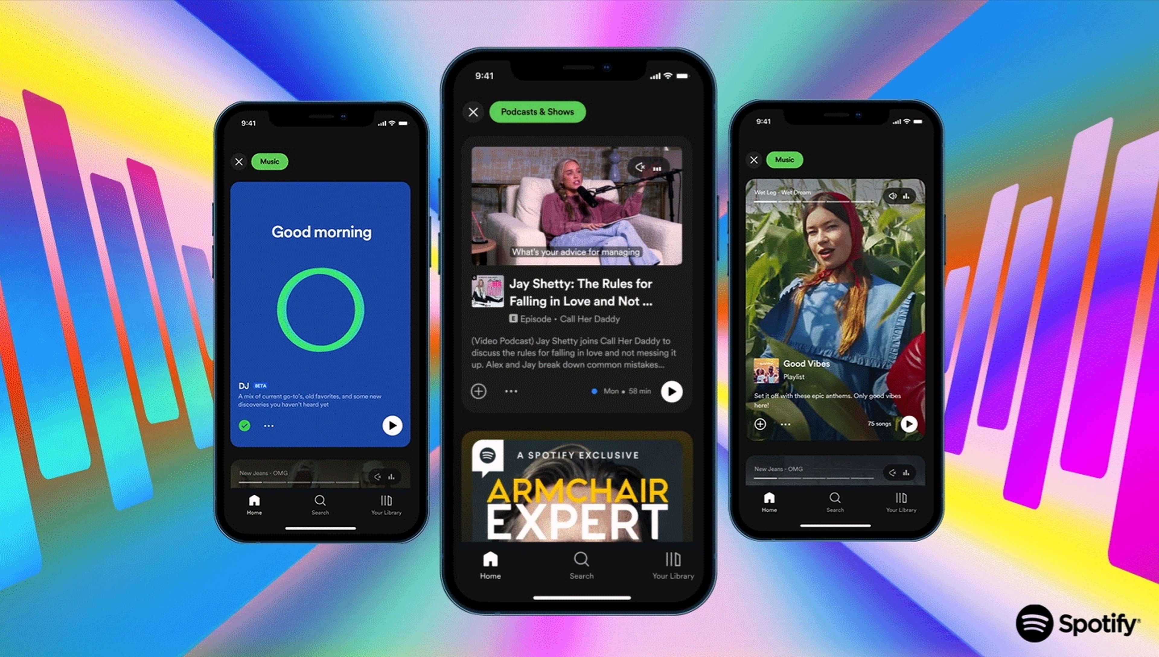 Spotify estrena un nuevo diseño para dejar claro que ya no es una app de música