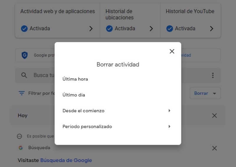 Cómo Borrar El Historial De Búsquedas Secreto De Google (y Que Casi ...