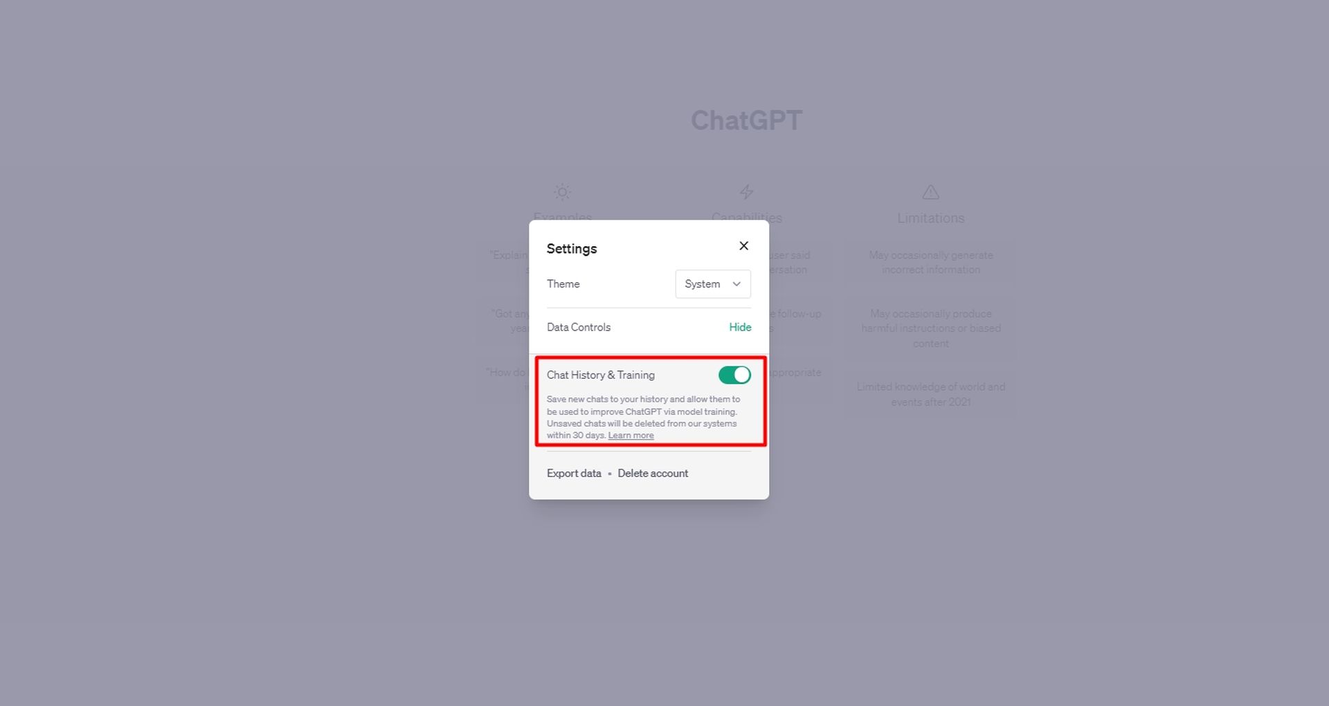 Comment désactiver l’historique ChatGPT et pourquoi vous devriez le faire maintenant Appel