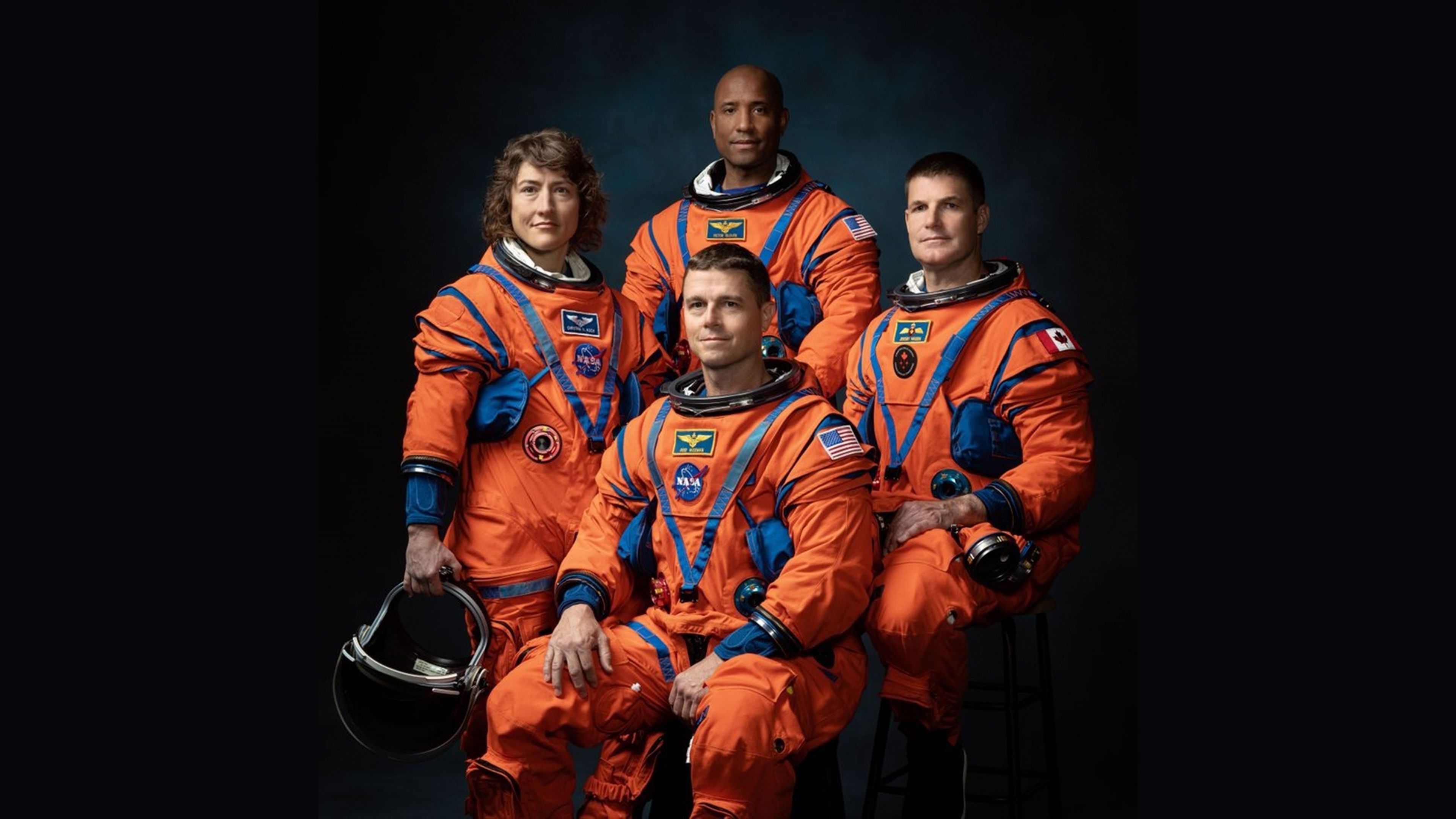 Estos son los astronautas que viajarán a la Luna el año que viene