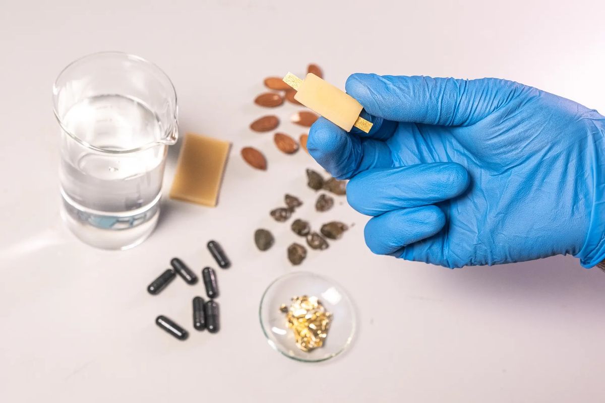 The first edible rechargeable batteries are invented GEARRICE