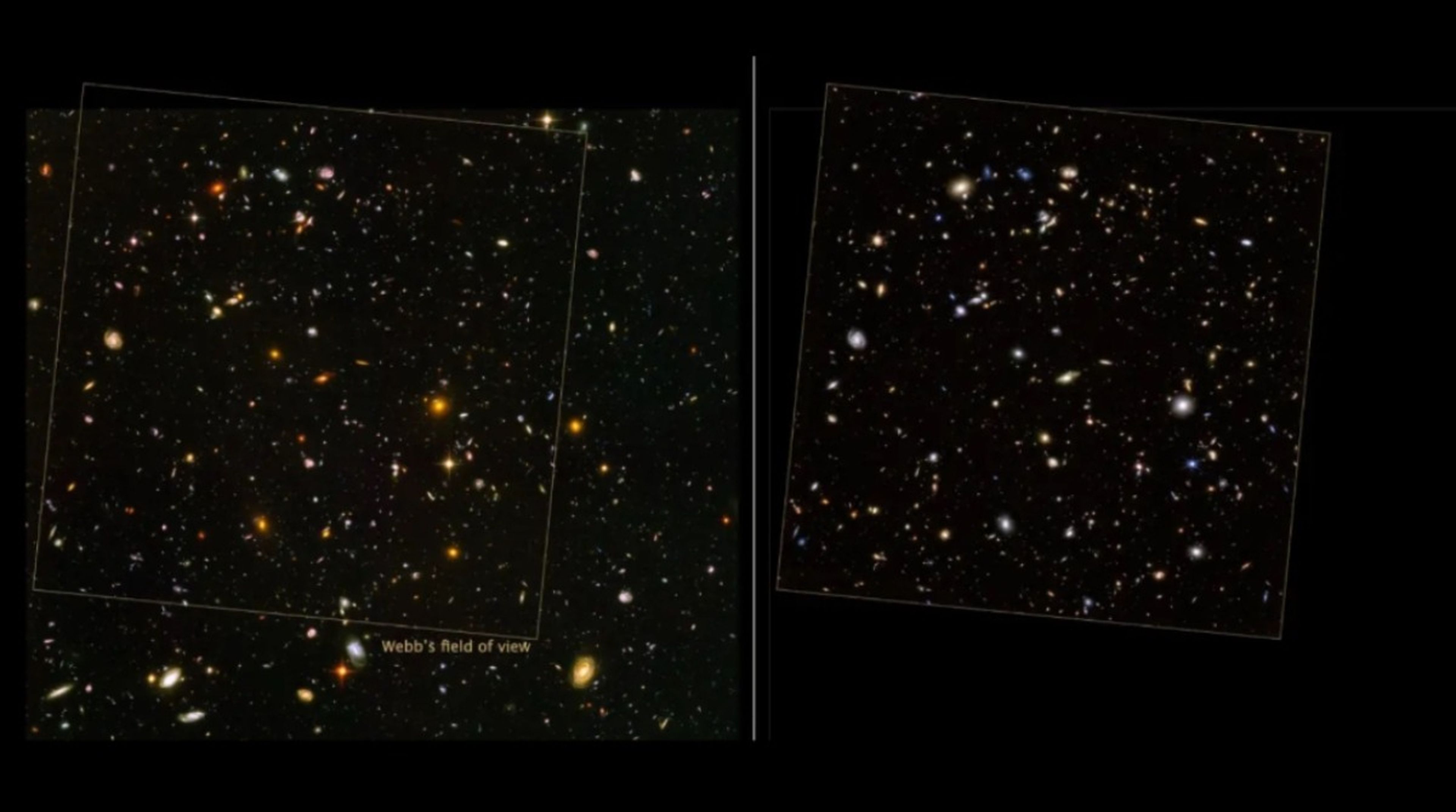 Complejo Opcional malla James Webb supera y mejora la imagen más profunda jamás vista por el Hubble  | Computer Hoy